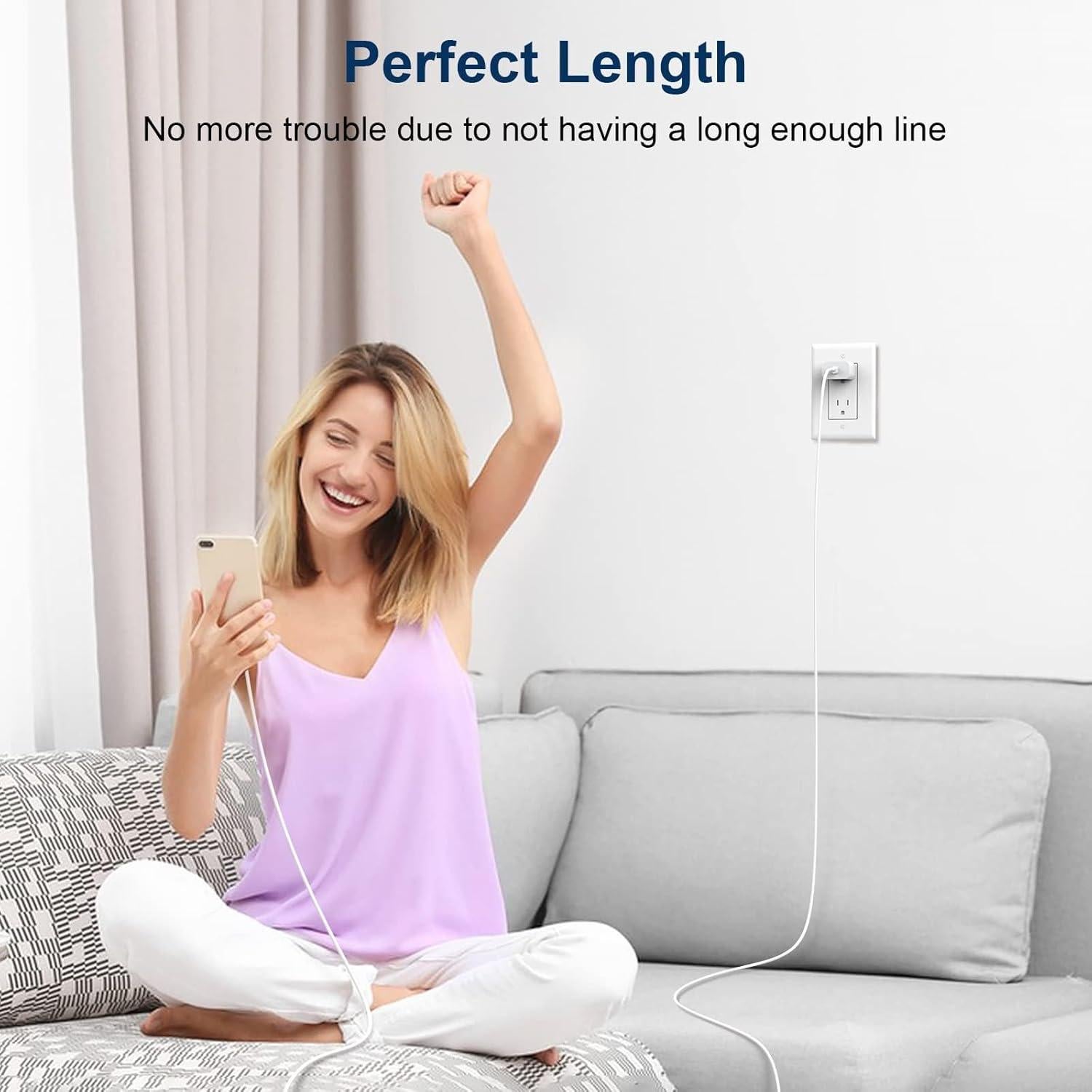 Cargador Rápido GREPHONE 20W USB-C 4 en 1 para iPhone