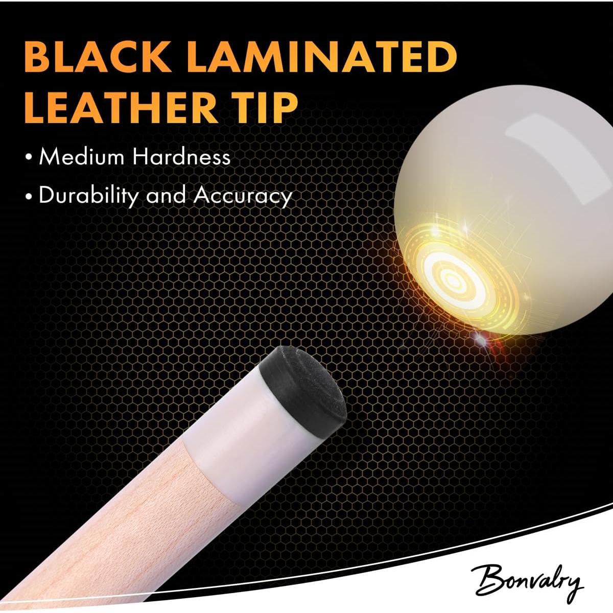 Juego de 4 Tacos de Billar Bonvalry 58" Arce 13mm