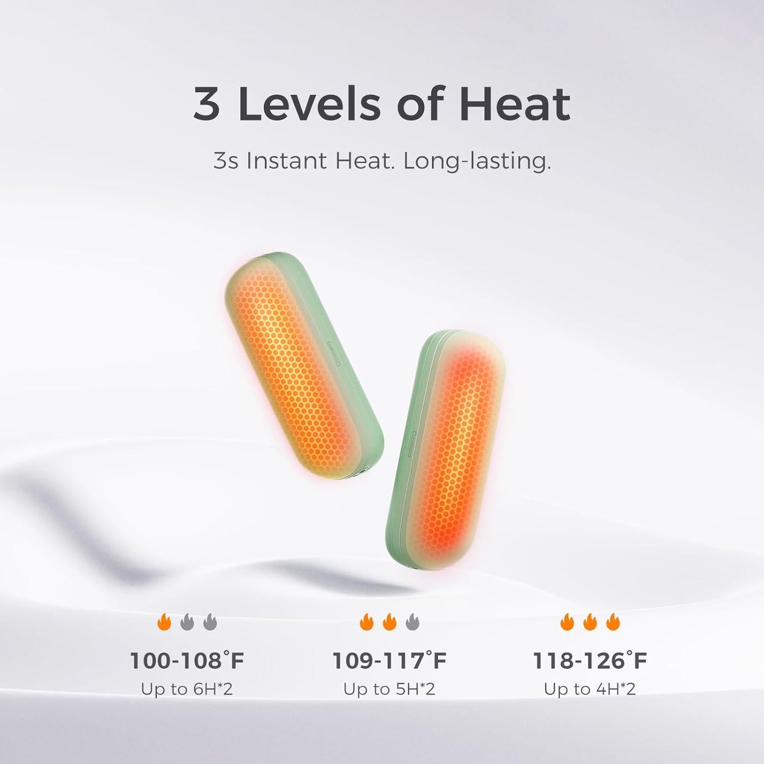 Calentadores de Manos Recargables OCOOPA UT2S Mini Verde