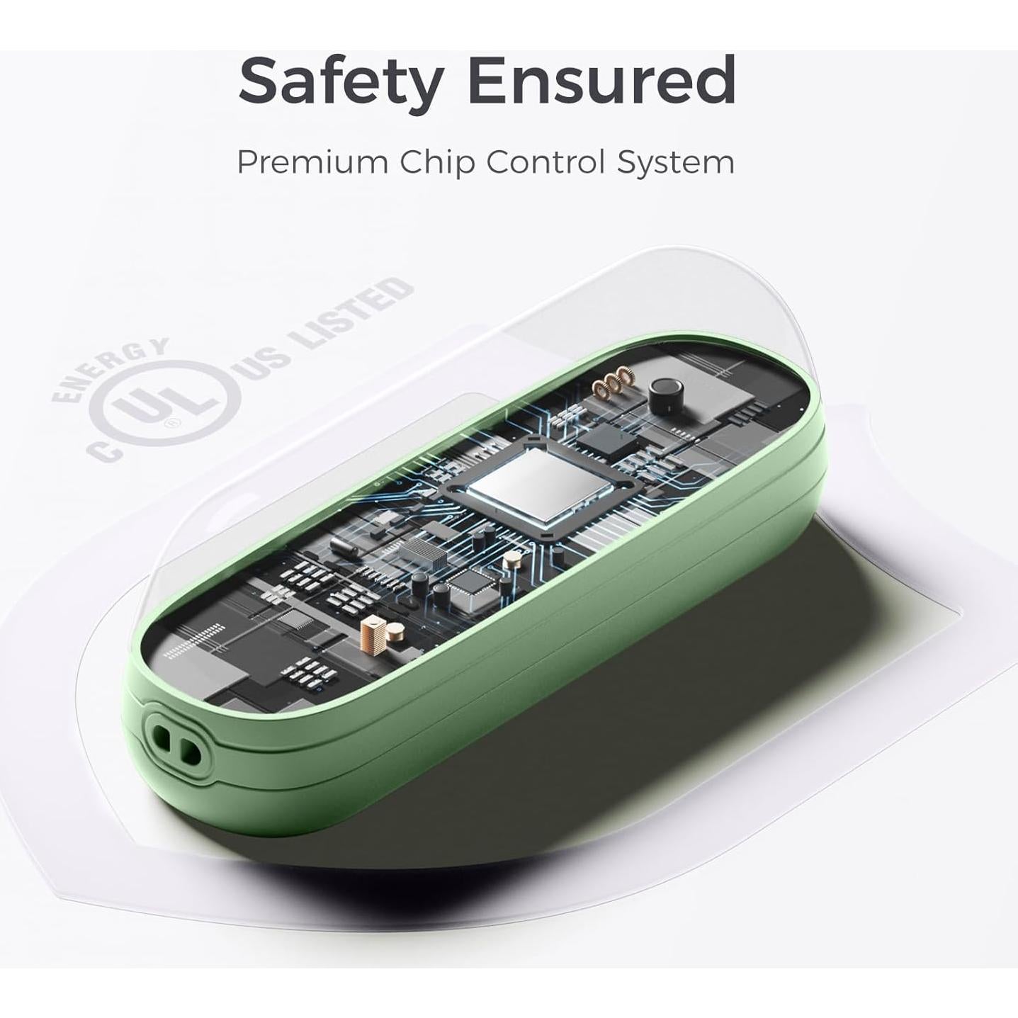 Calentadores de Manos Recargables OCOOPA UT2S Mini Verde