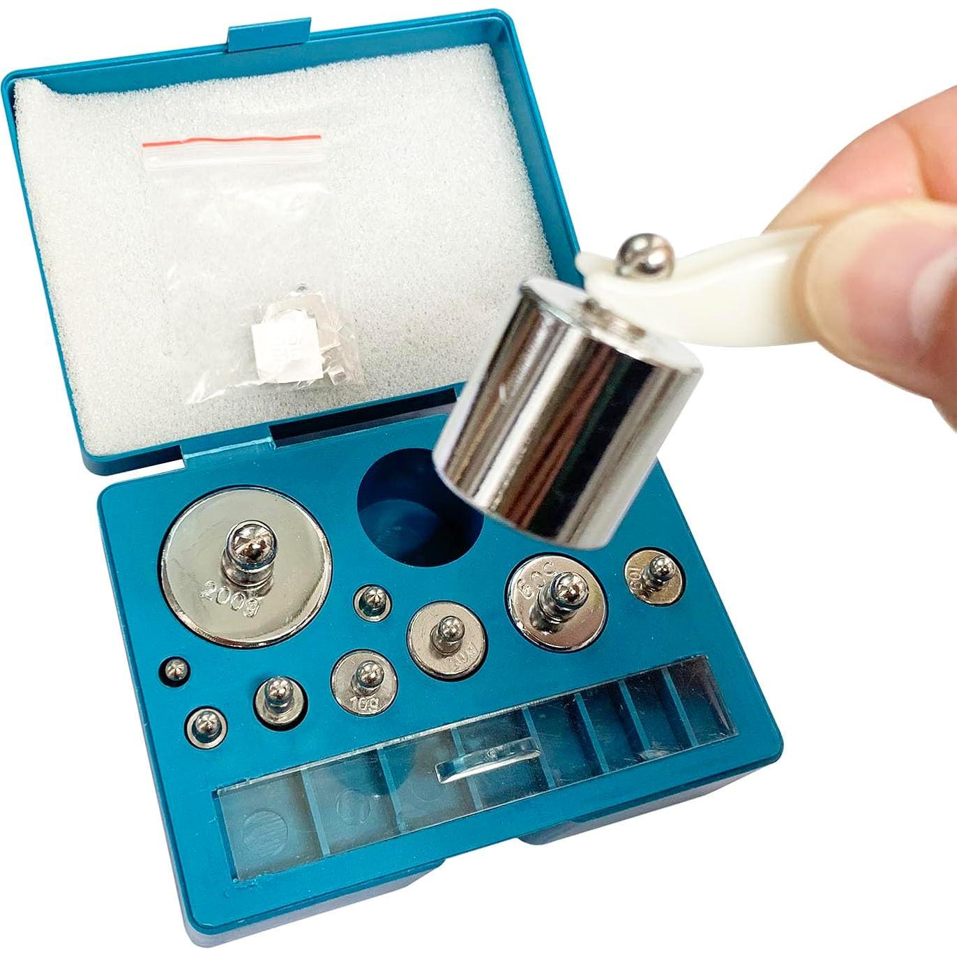 Juego de Pesas de Calibración 19 Pcs JENSWILL 10mg-200g