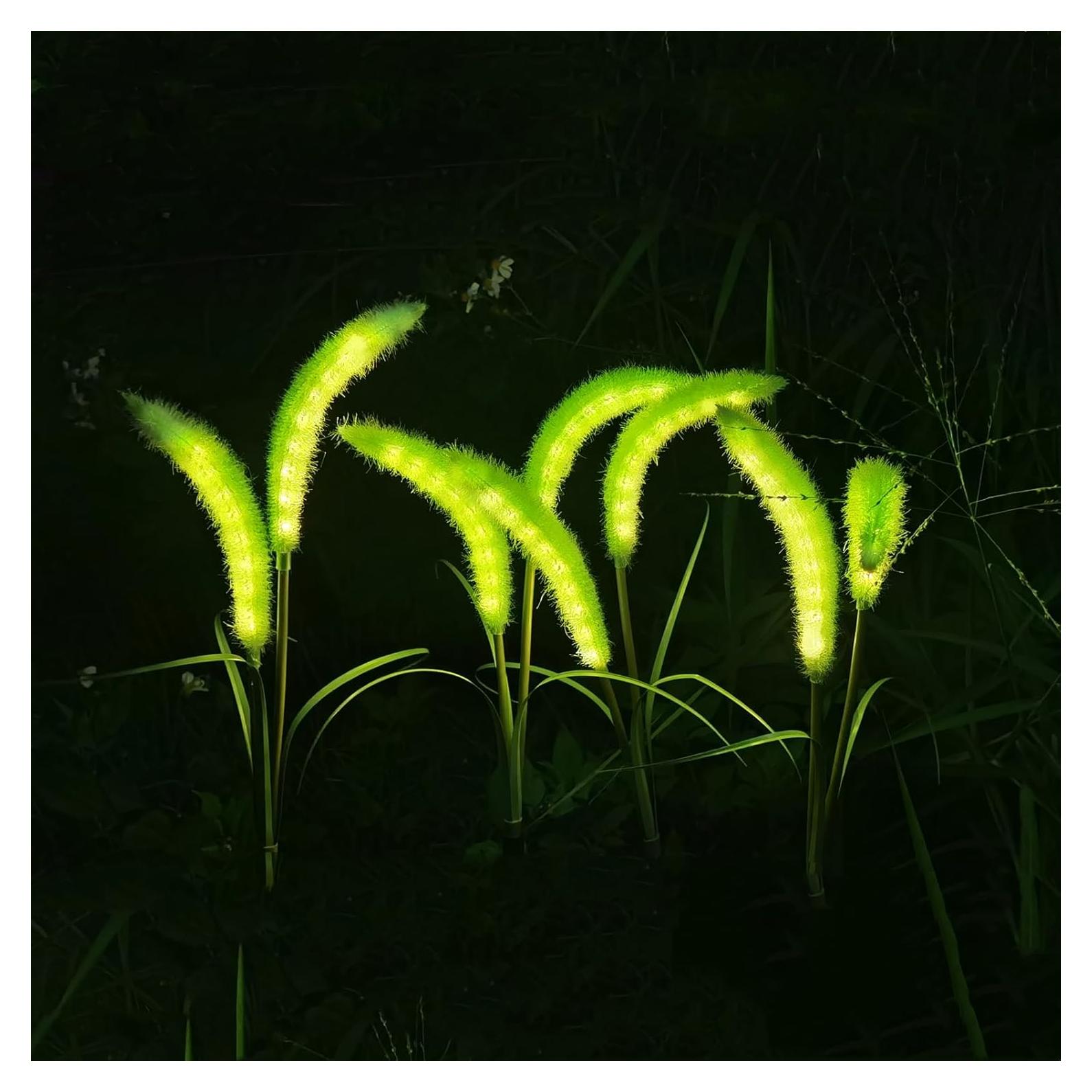 Luces Solares Decorativas Setaria Viridis Mindcare 4 Pzas