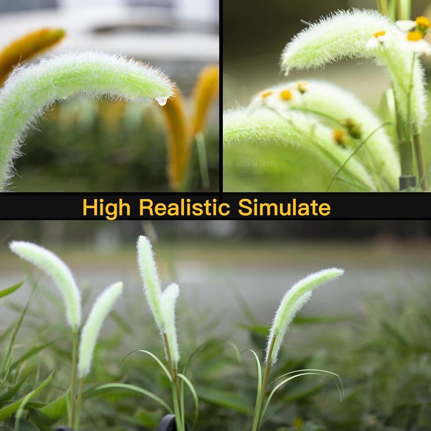 Luces Solares Decorativas Setaria Viridis Mindcare 4 Pzas