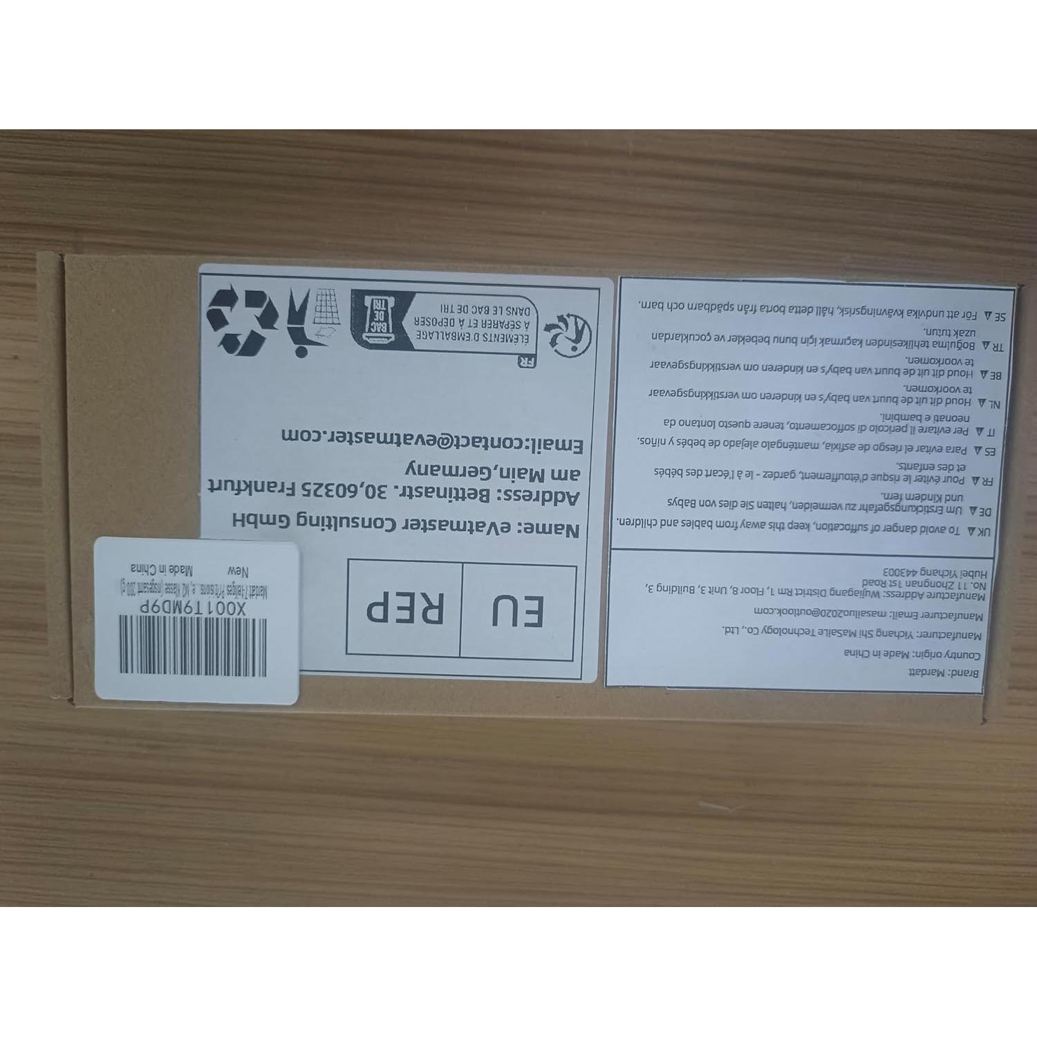 Juego de Pesas de Calibración Mardatt 7 Pcs Acero Inoxidable 200g