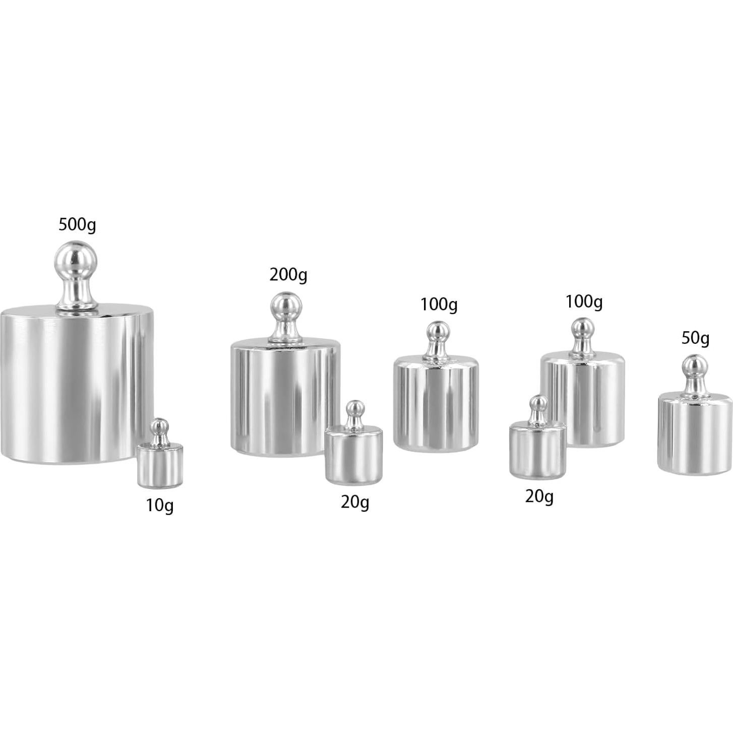 Kit de Pesas de Calibración SEUNMUK 16 Piezas 10g a 500g