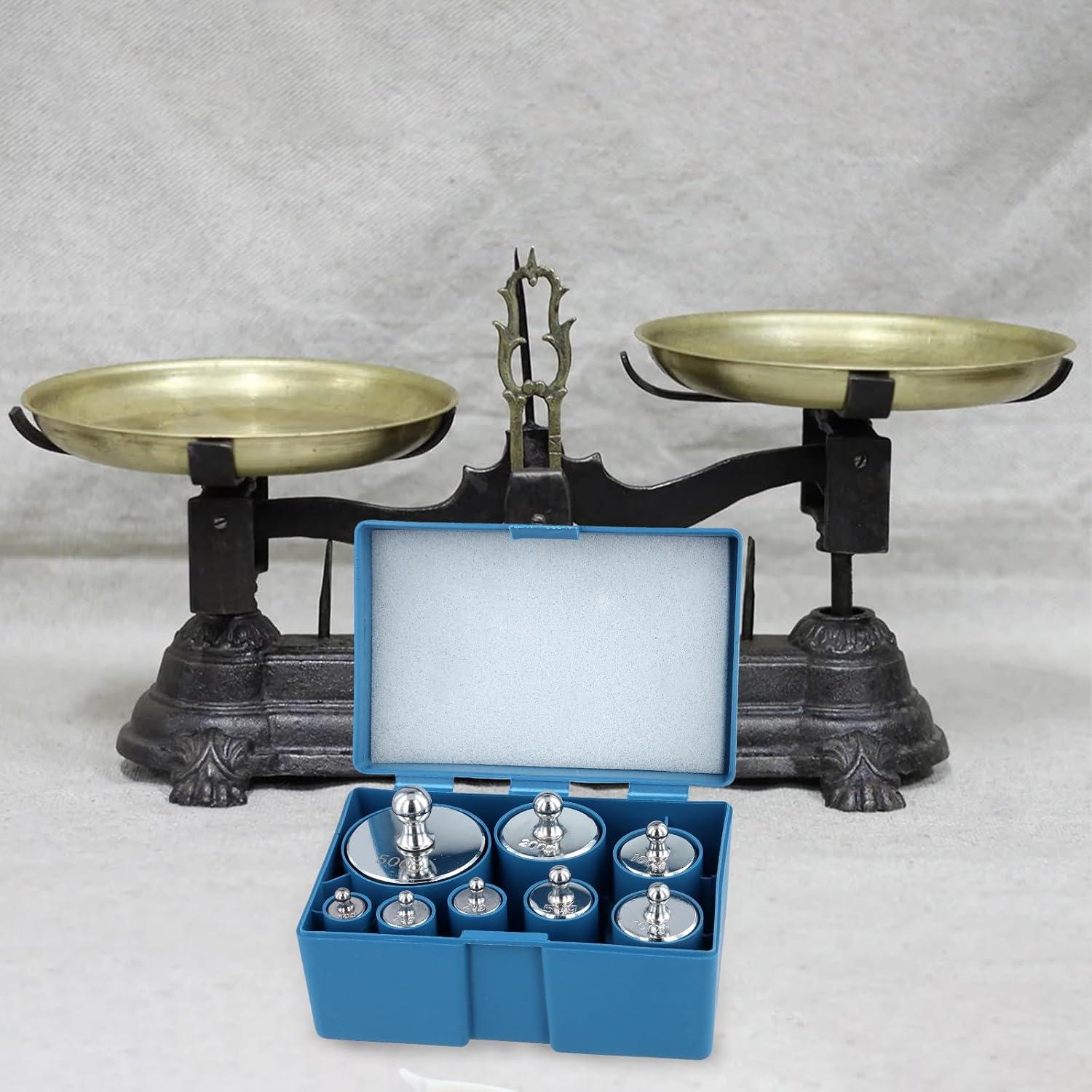 Kit de Pesas de Calibración SEUNMUK 16 Piezas 10g a 500g