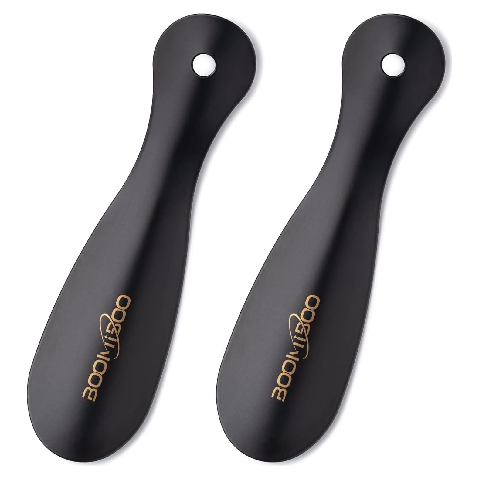 Calzadores de Metal BOOMIBOO - 19 cm, Ergonómico y Duradero