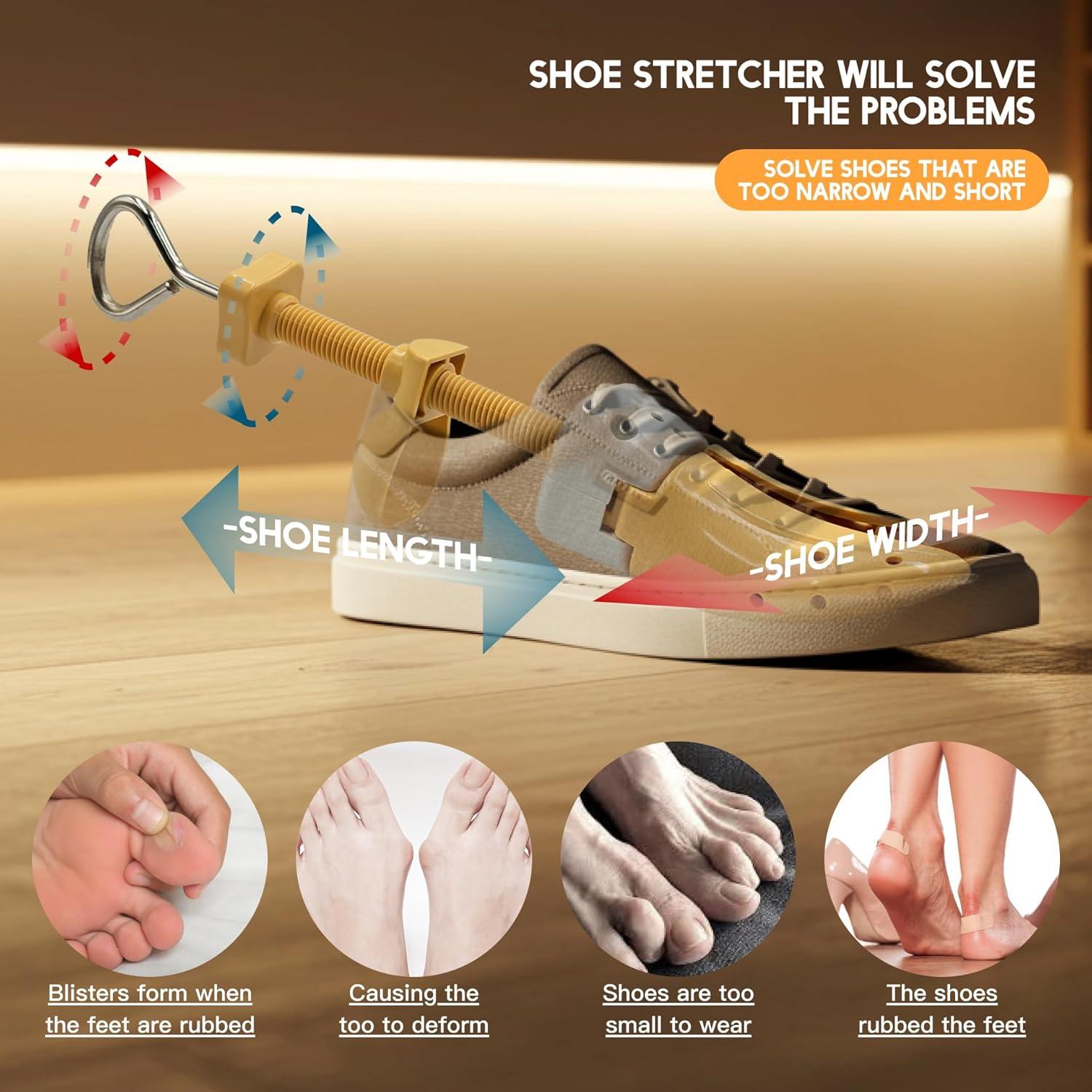 Estirador de Zapatos JJDPARTS 4 Vías Ajustable Unisex