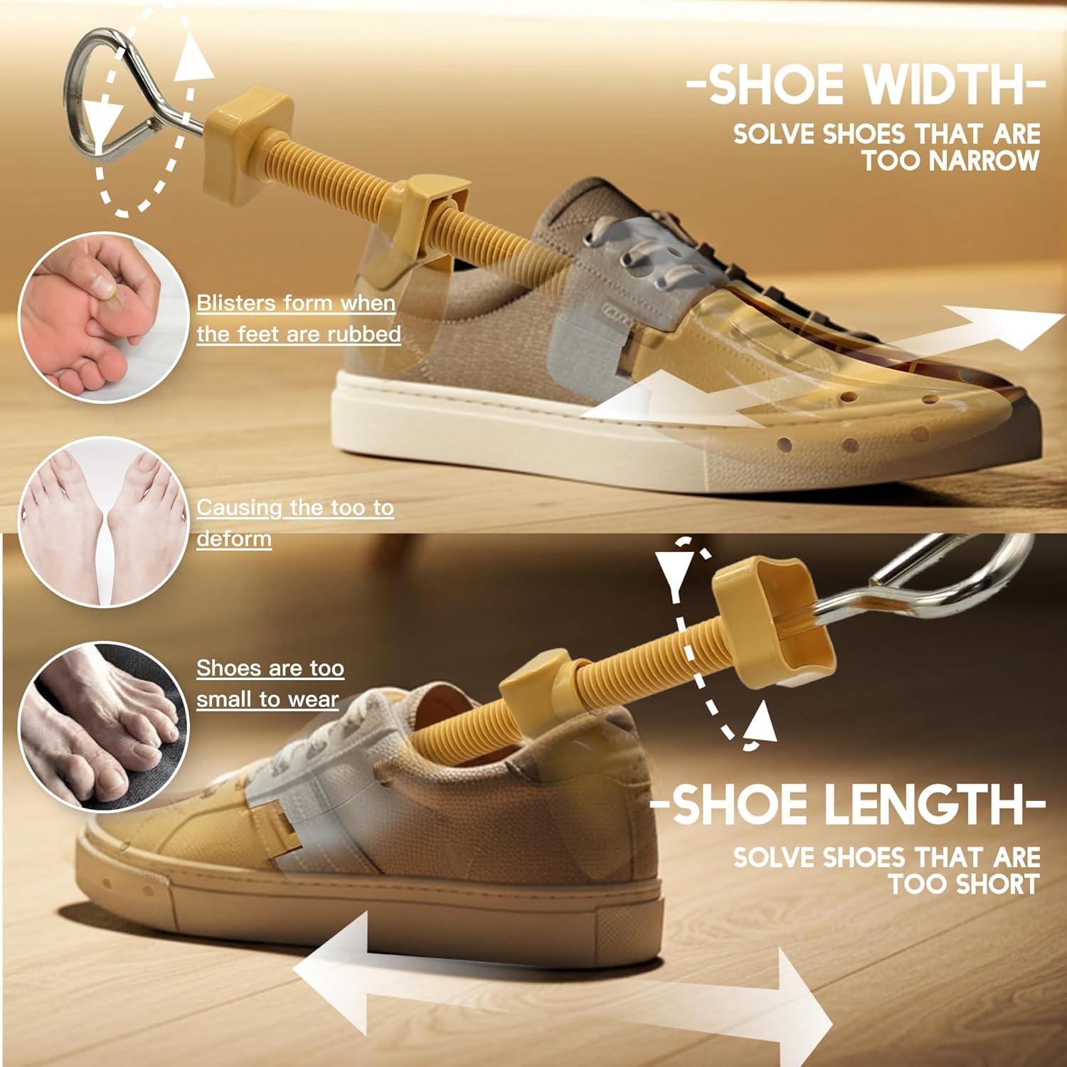 Estirador de Zapatos JJDPARTS 4 Vías Ajustable Unisex