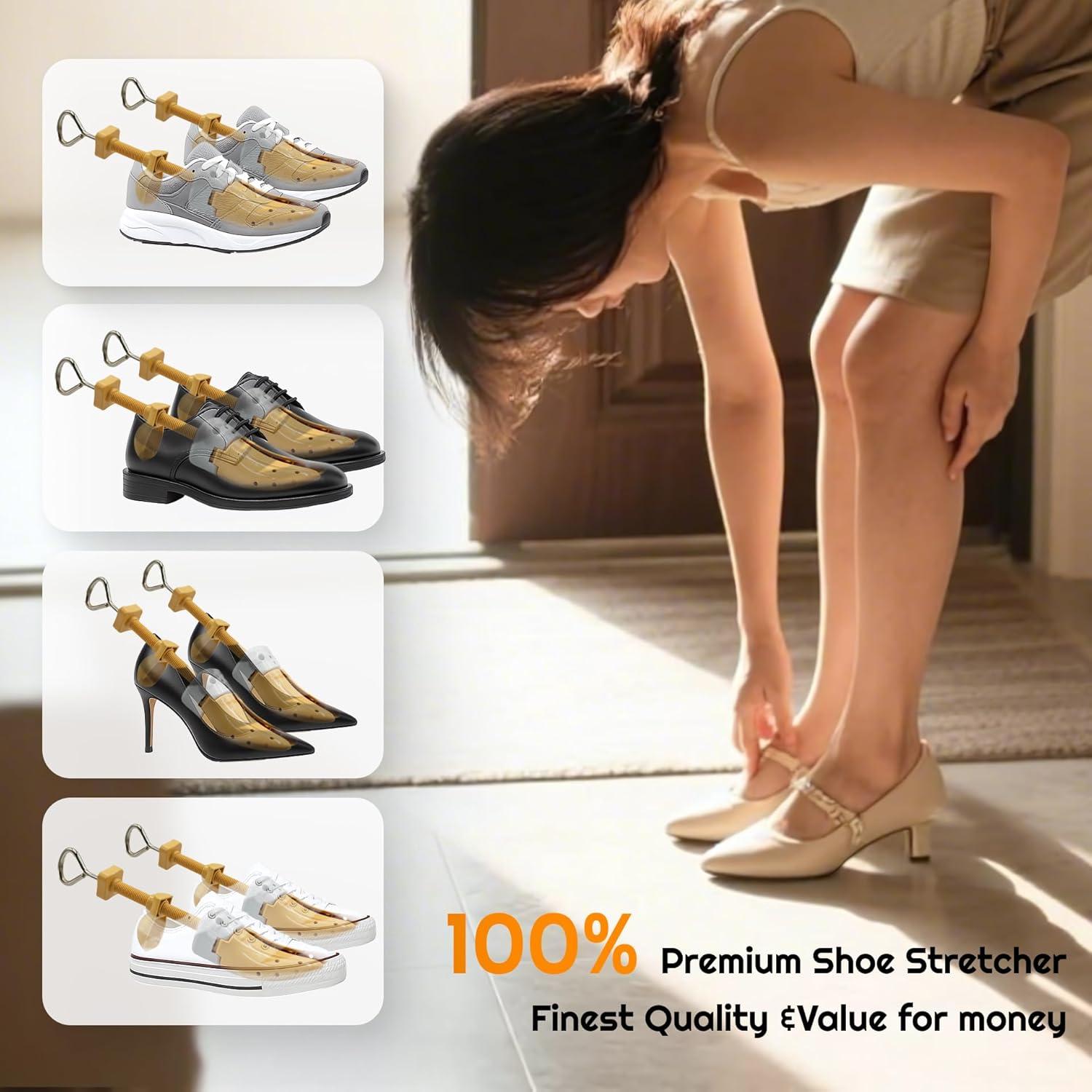 Estirador de Zapatos JJDPARTS 4 Vías Ajustable Unisex