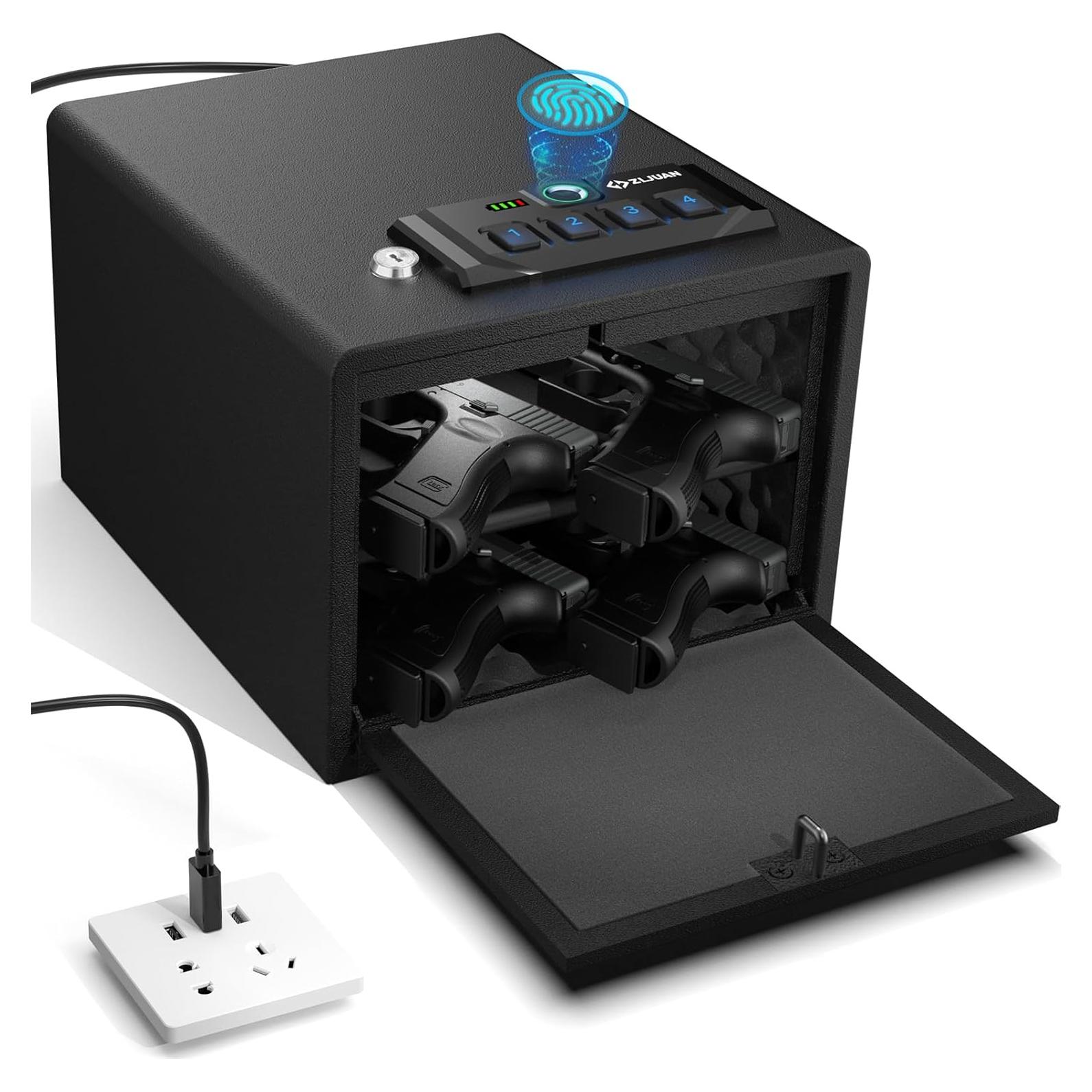 Caja Fuerte Biometrica Z ZLJUAN LT-106-F-X para Pistolas