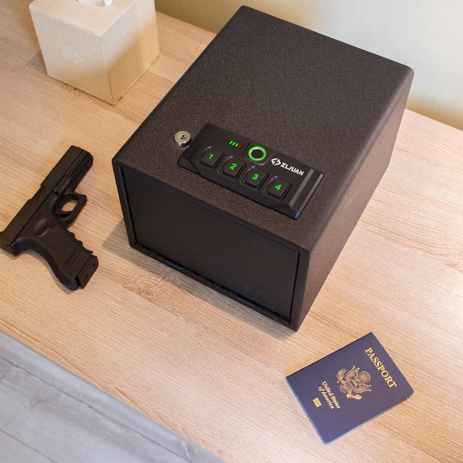 Caja Fuerte Biometrica Z ZLJUAN LT-106-F-X para Pistolas