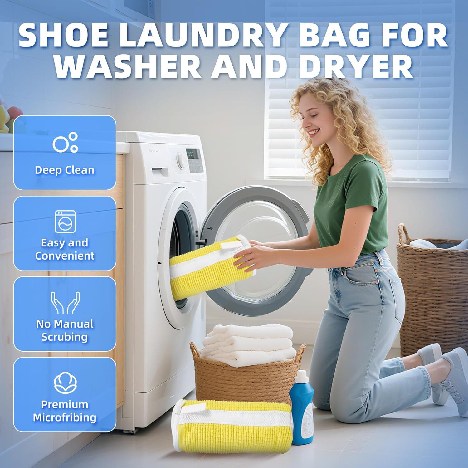 Bolsa de Lavado de Zapatos Prcivr - Microfibra Reutilizable 2 Unidades