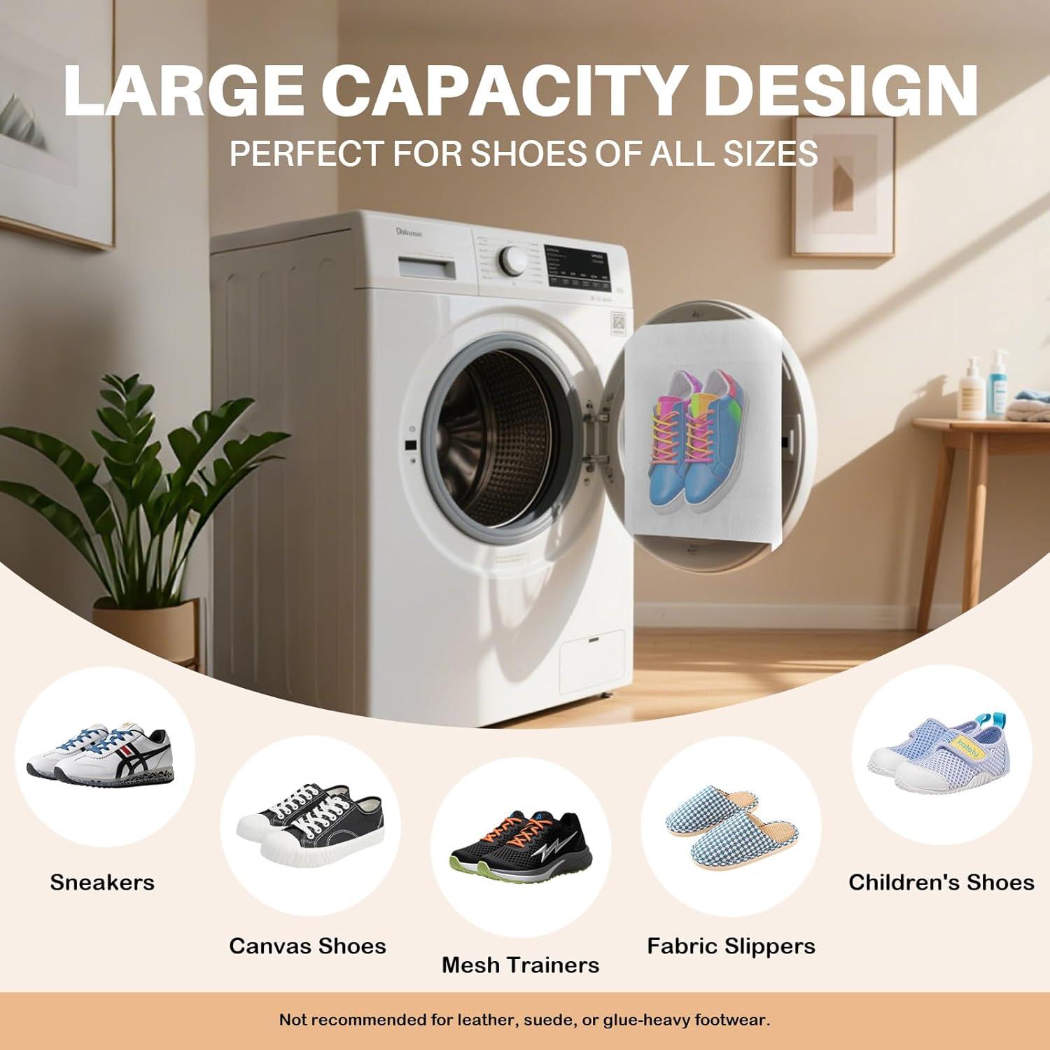 Bolsa para Secar Zapatos NMQHPA Crema 40x40 cm Malla