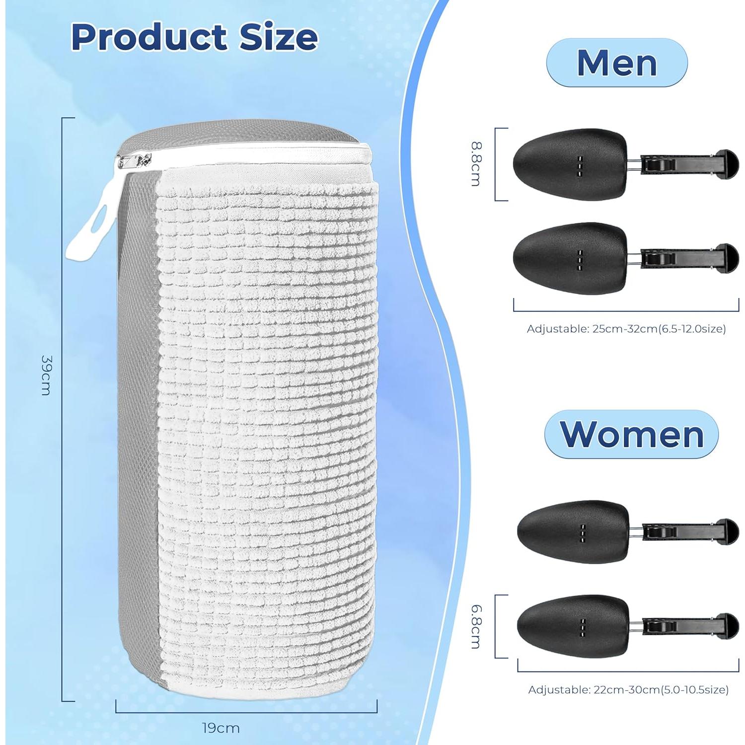 Bolsa de Lavado de Zapatos SR ESENCIALES 2 Pcs Chenille 30x17cm