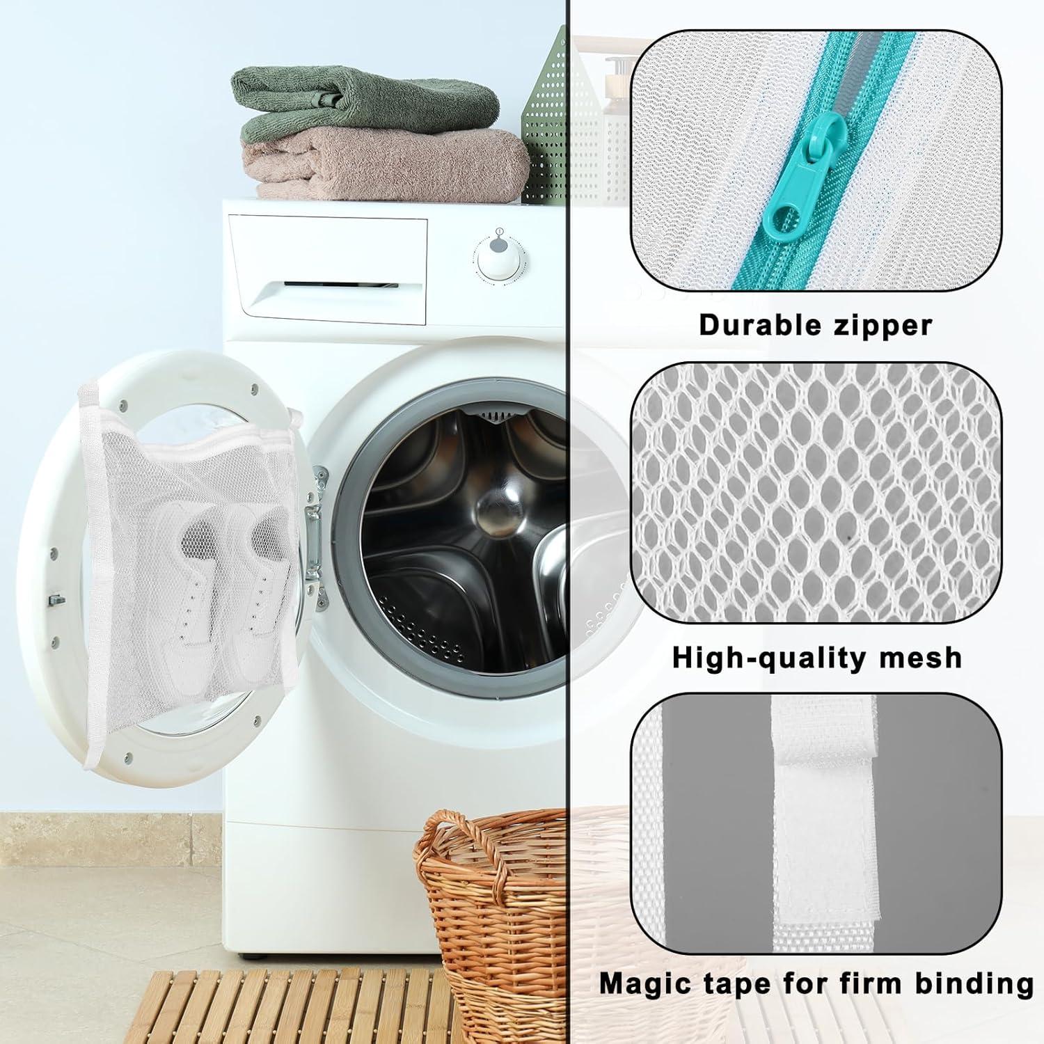 Bolsa de Lavado de Zapatos Gsbnjuy 2 Pcs Malla Reutilizable