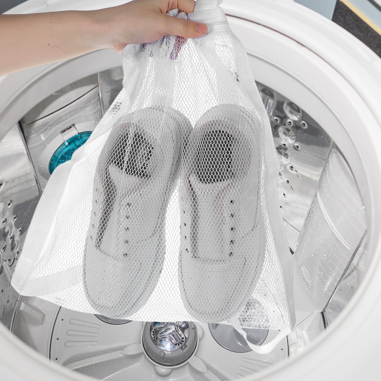 Bolsa de Lavado de Zapatos Gsbnjuy 2 Pcs Malla Reutilizable