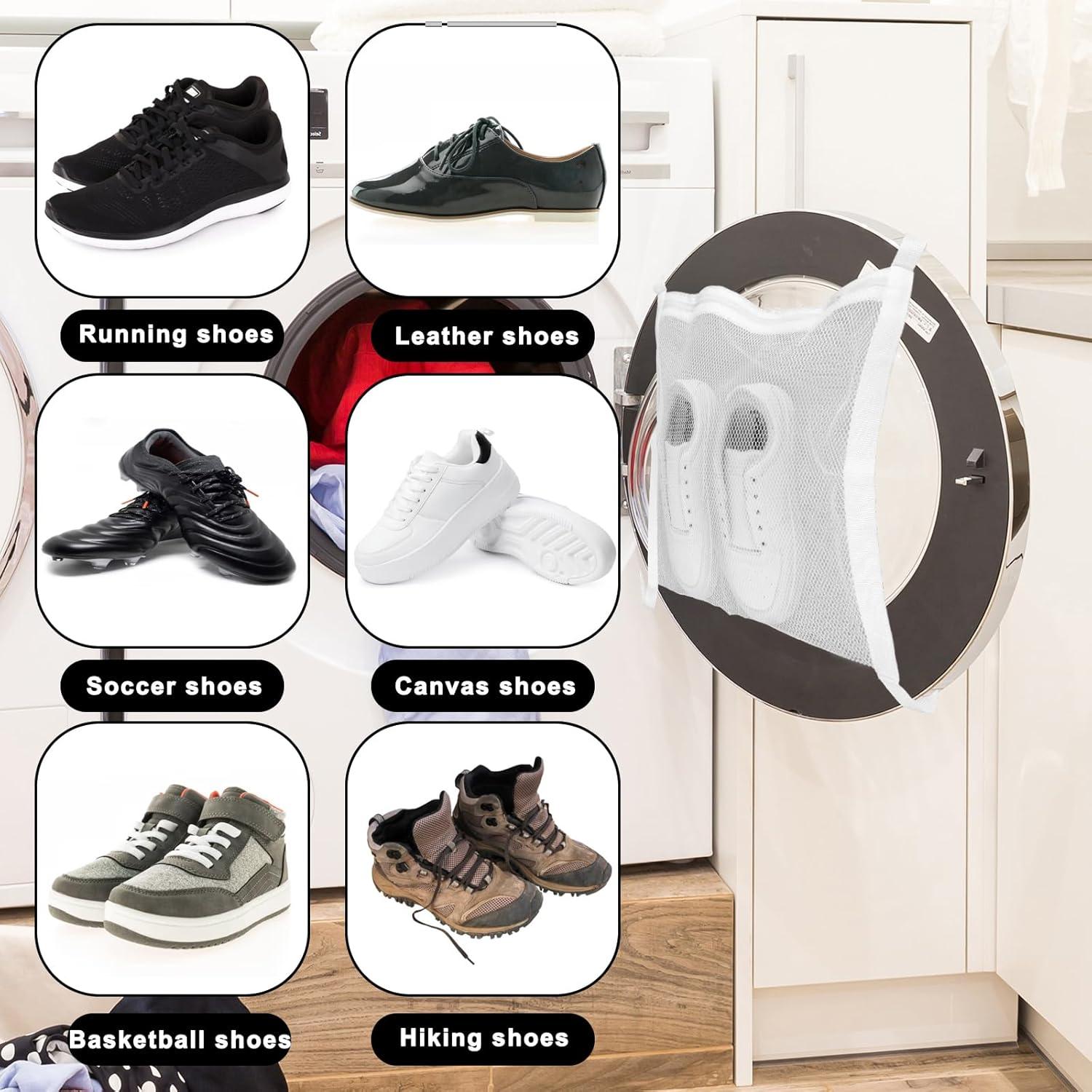 Bolsa de Lavado de Zapatos Gsbnjuy 2 Pcs Malla Reutilizable