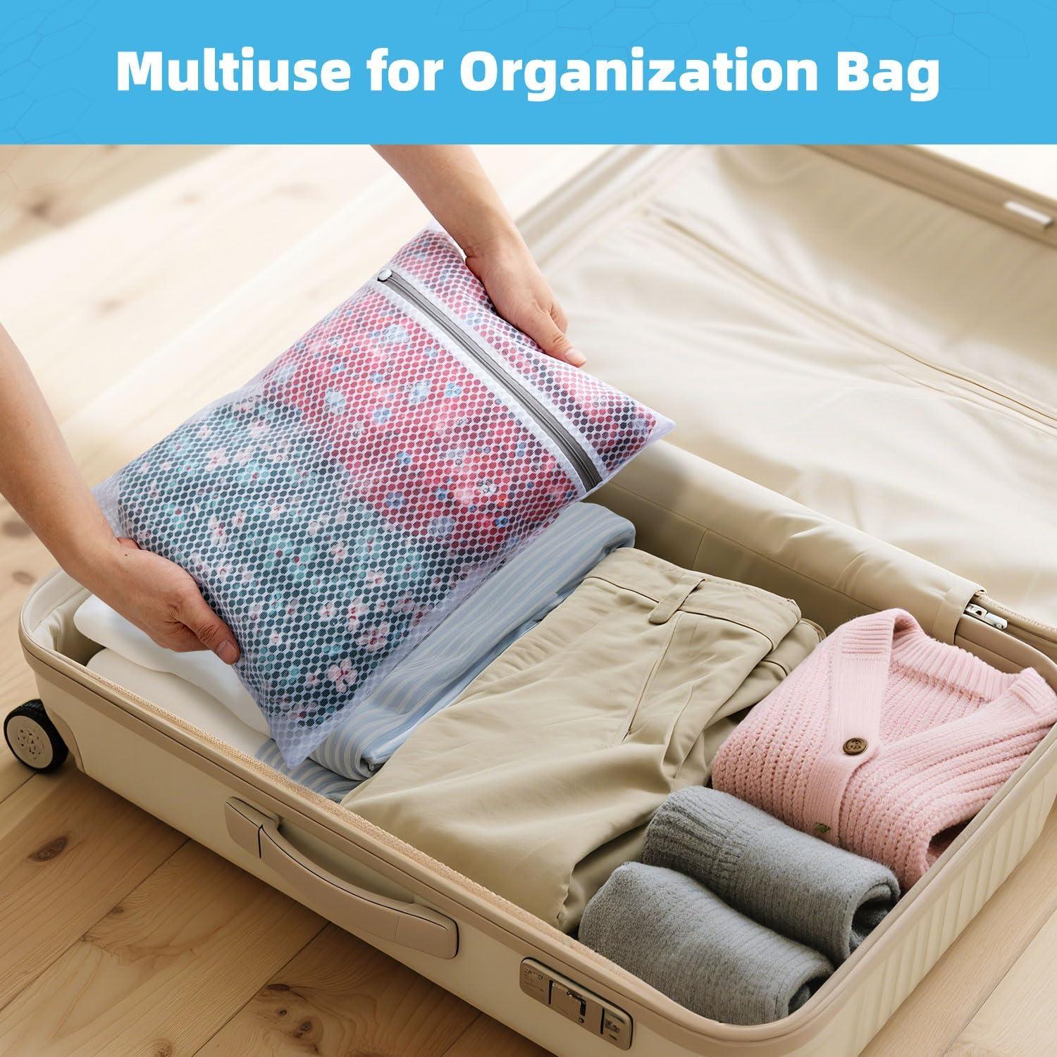 Paquete de 6 Bolsas de Malla Tocode Medianas 30x40 cm