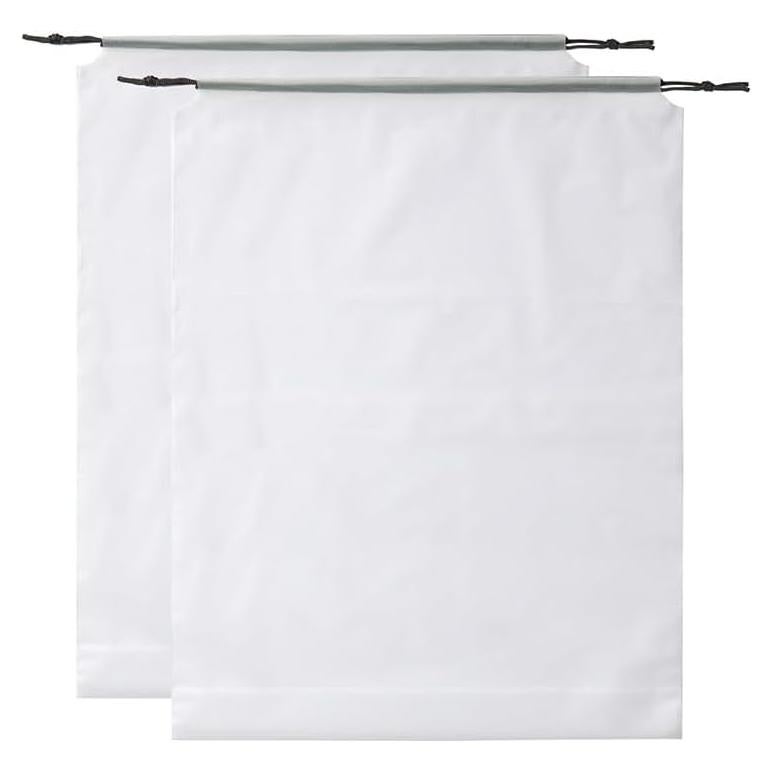 Bolsas para zapatos de viaje transparentes impermeables 2 piezas