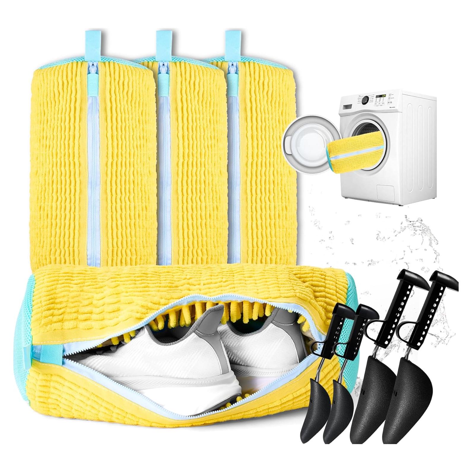 Bolsa de Lavado de Zapatos CinGiiCo 4 Pcs Ajustable 40x20 cm