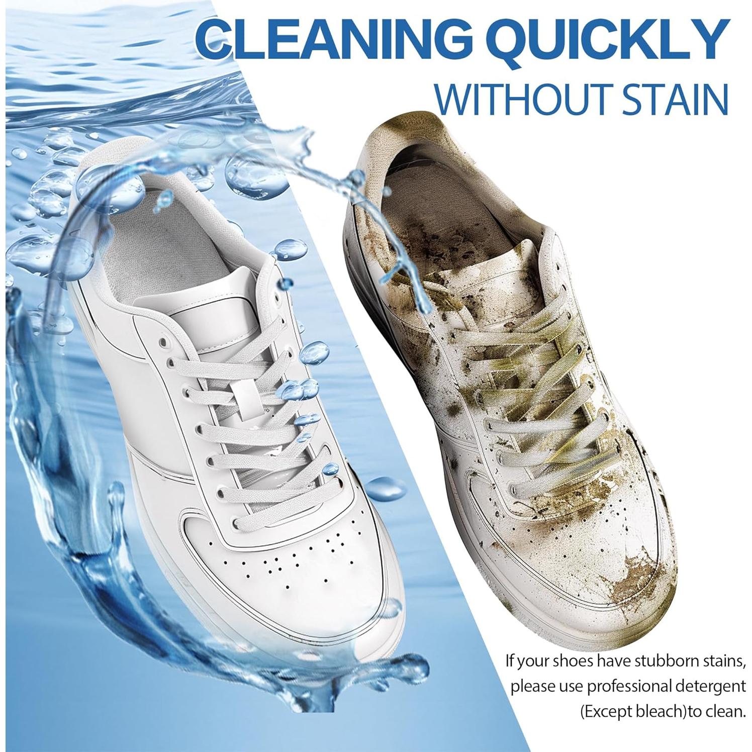 Bolsa de Lavado de Zapatos Xaarmonex de Silicona 2Pcs Gris