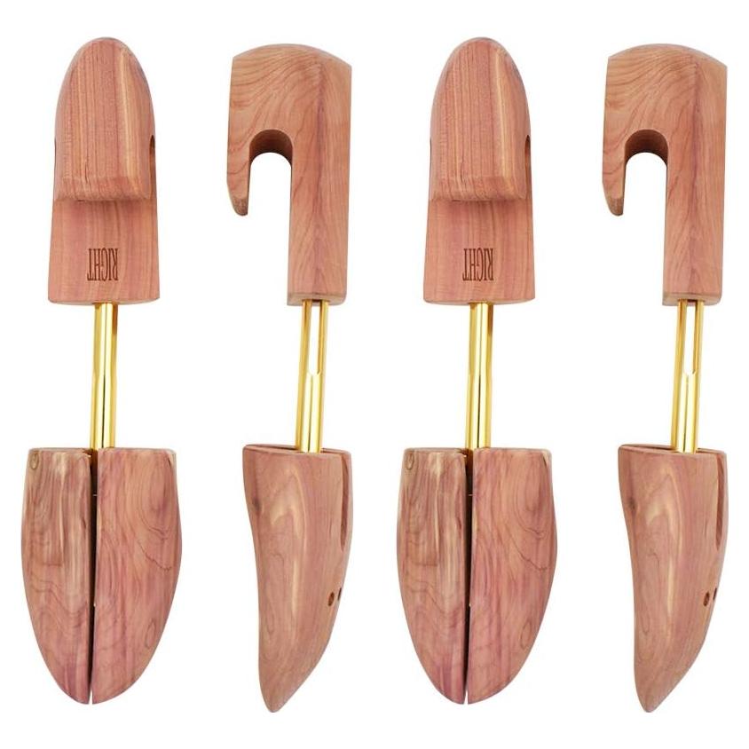 Árboles para zapatos de cedro rojo para hombre 2PKS