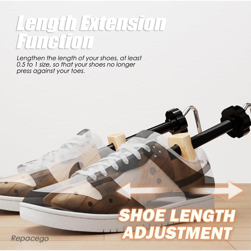 Estirador de Zapatos de Madera Repacego Ajustable Unisex