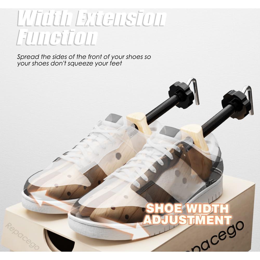 Estirador de Zapatos de Madera Repacego Ajustable Unisex