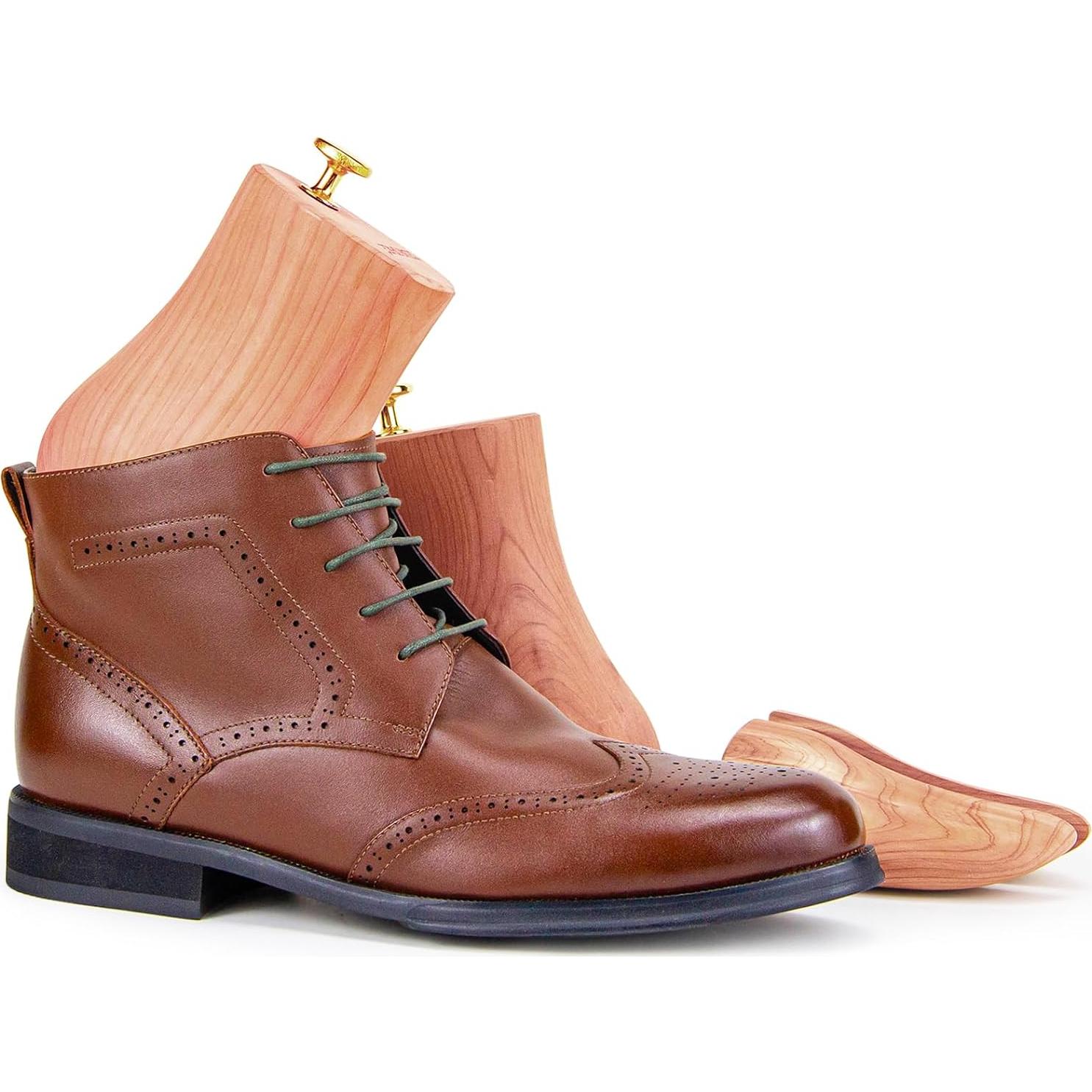 Cedar Space Wooden Boot Stretcher Tree, 8-14 Sizes Cedar Wood Shoe Trees, 100% Natural Shoe Stretcher for Men, Women, Boots