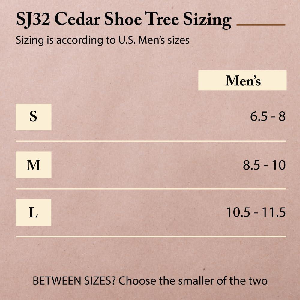 Árboles para zapatos de cedro FootFitter, tamaño 10.5-11.5