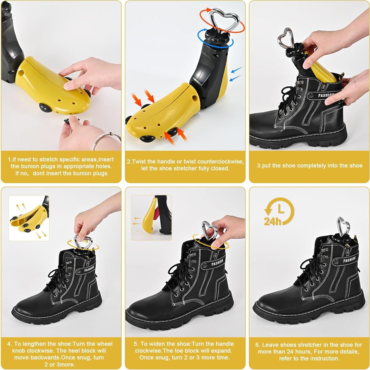 Estirador de Zapatos Profesional Cada Camino Amarillo L