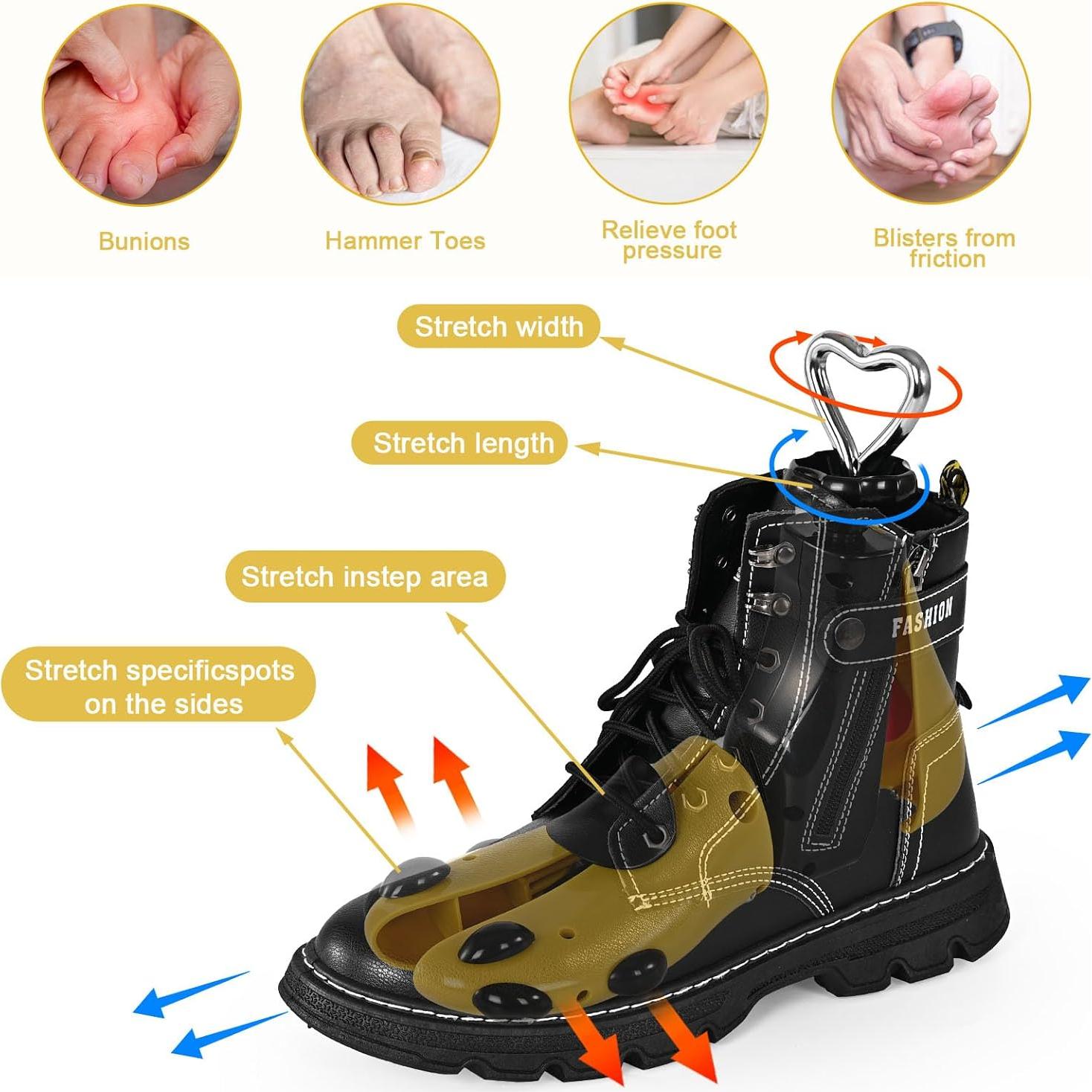 Estirador de Zapatos Profesional Cada Camino Amarillo L