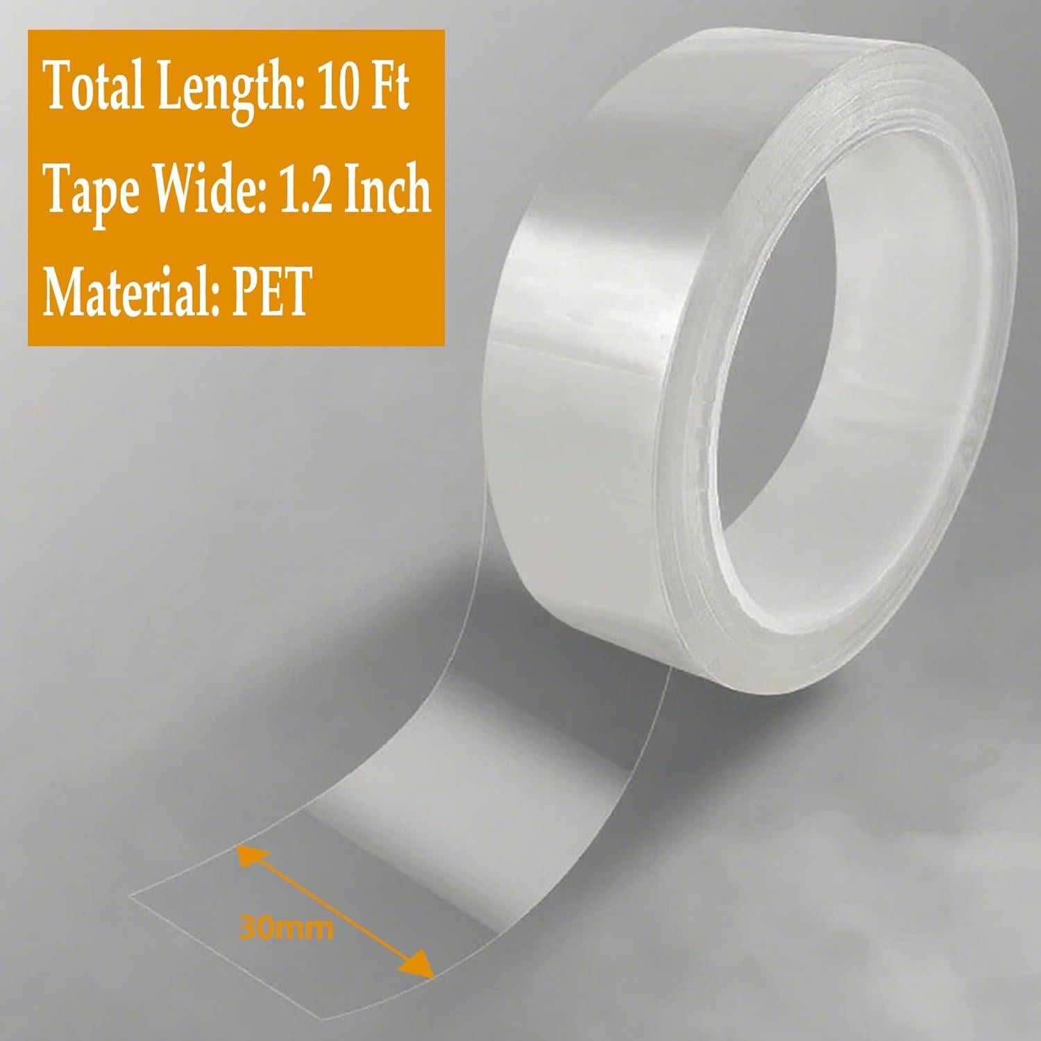 Cinta de Sellado Transparente 35mm x 3.2m para Cocina y Baño