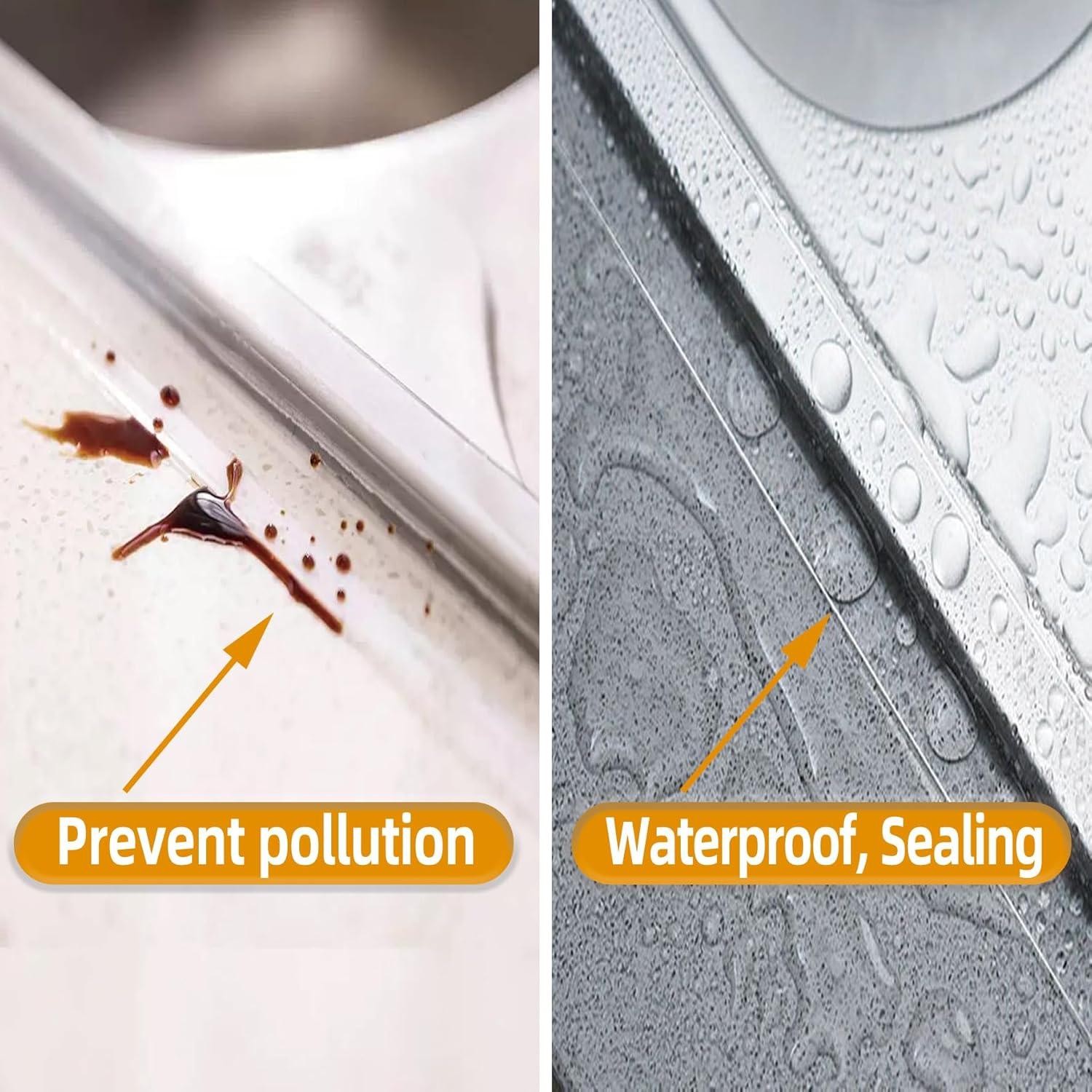 Cinta de Sellado Transparente 35mm x 3.2m para Cocina y Baño