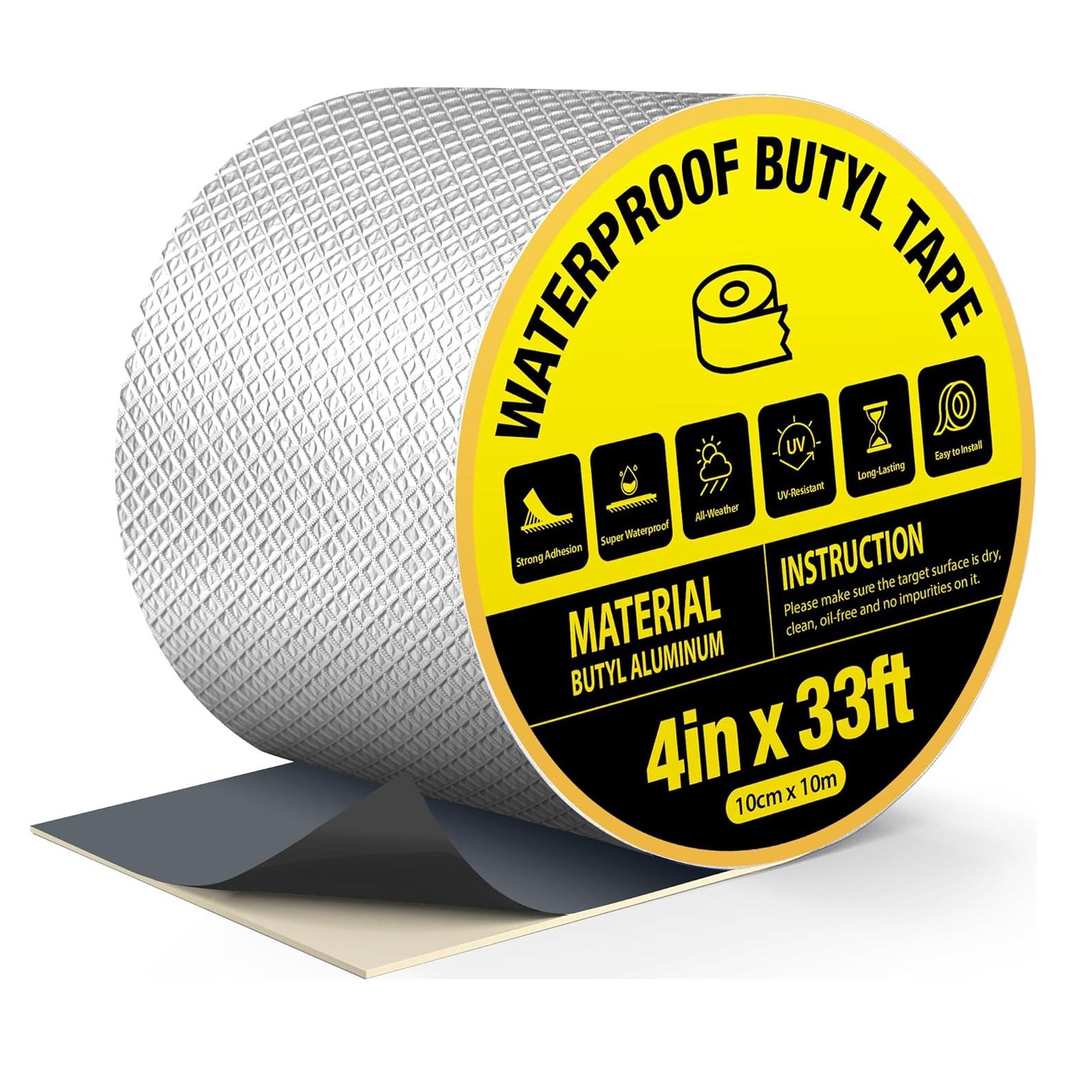 Cinta Impermeable de Butilo 10.16 cm x 10.06 m 360Tronics