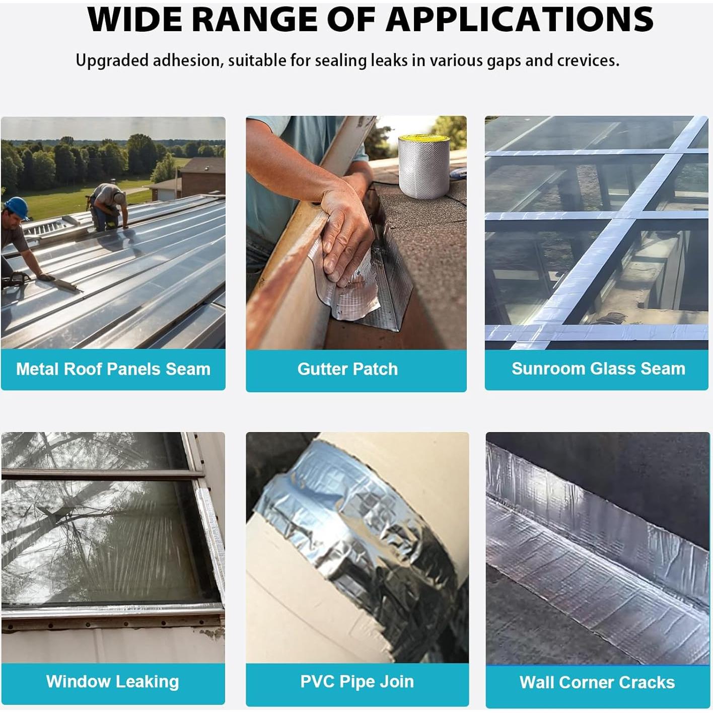 Cinta Impermeable de Butilo 10.16 cm x 10.06 m 360Tronics