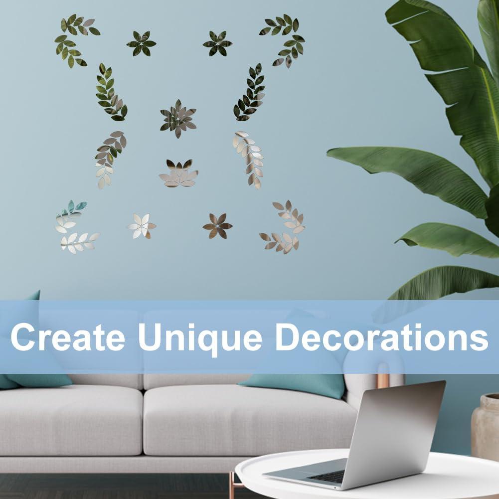 OLYCRAFT 150 Azulejos de Mosaico en Forma de Hoja 11x25mm