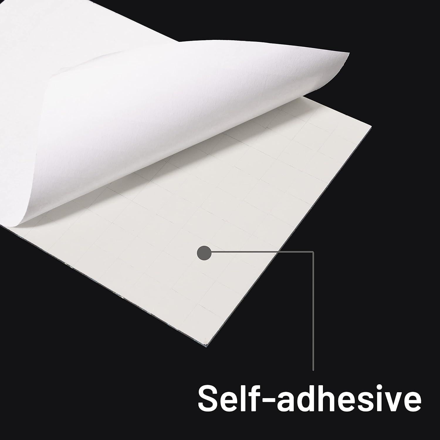 Azulejos Espejo Autoadhesivos PP OPOUNT 3000 PCS 10x10mm Plata