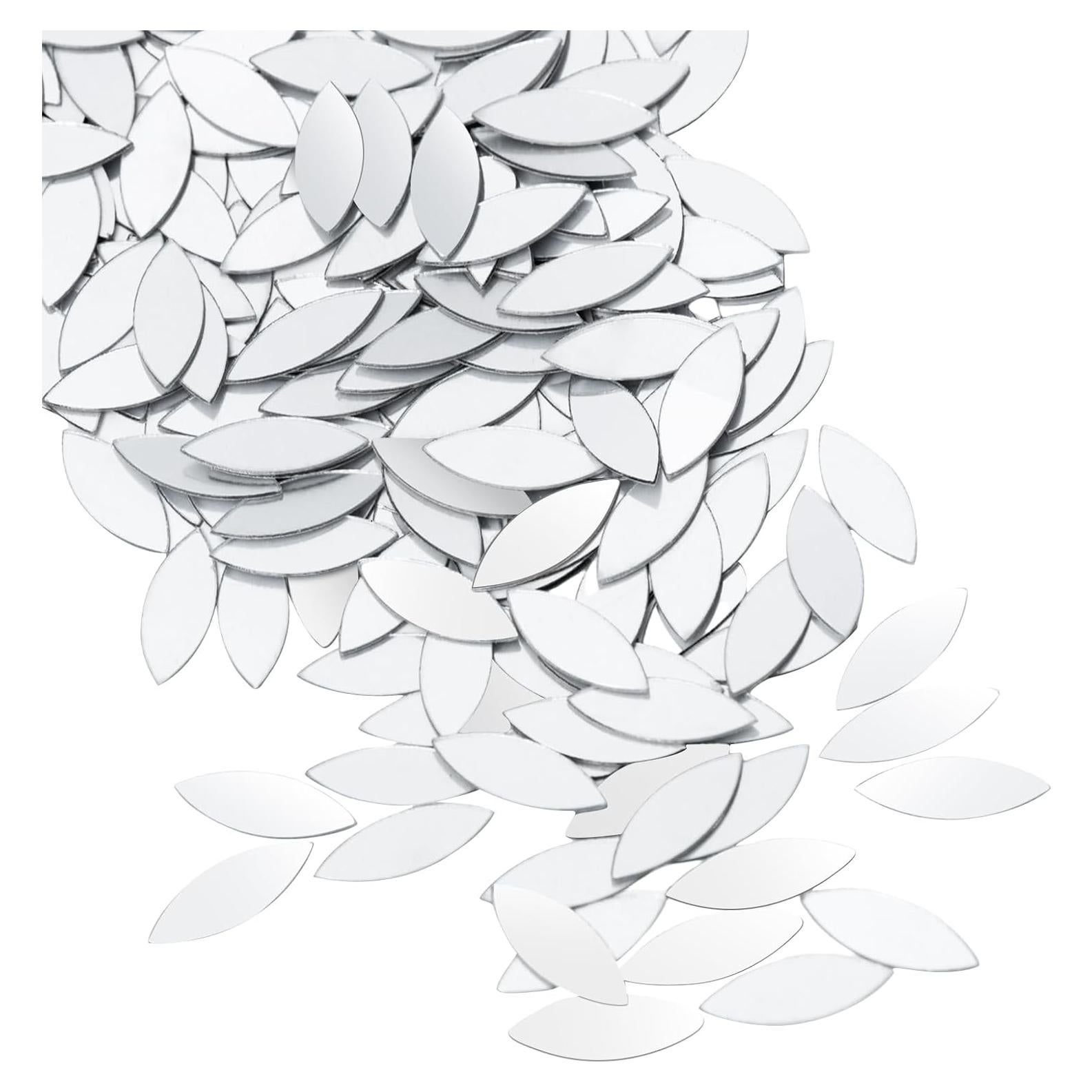 Azulejos de Espejo DARENYI 300 Pcs Autoadhesivos 2.9x1.1cm