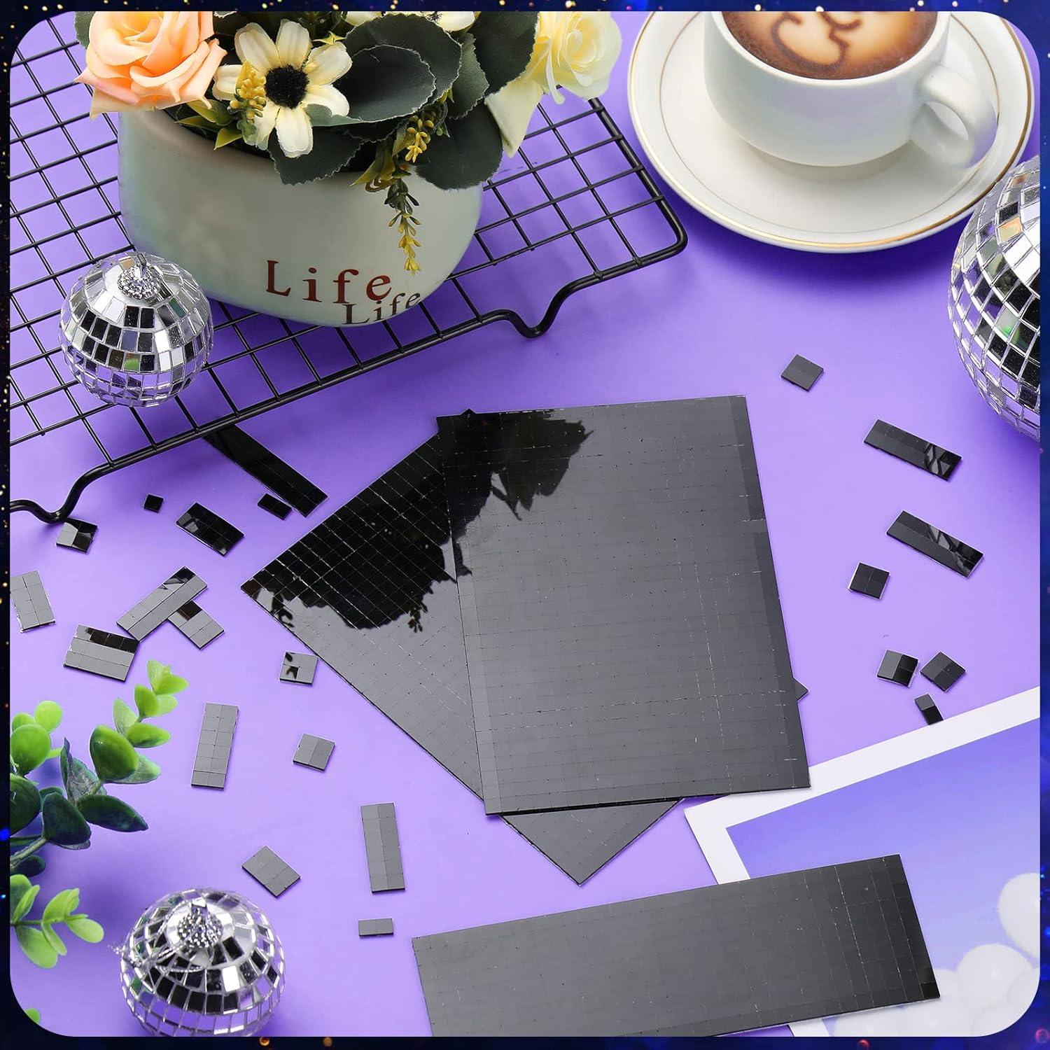 Azulejos de Espejo Autoadhesivos Romooa 7200 Piezas 0.5 cm