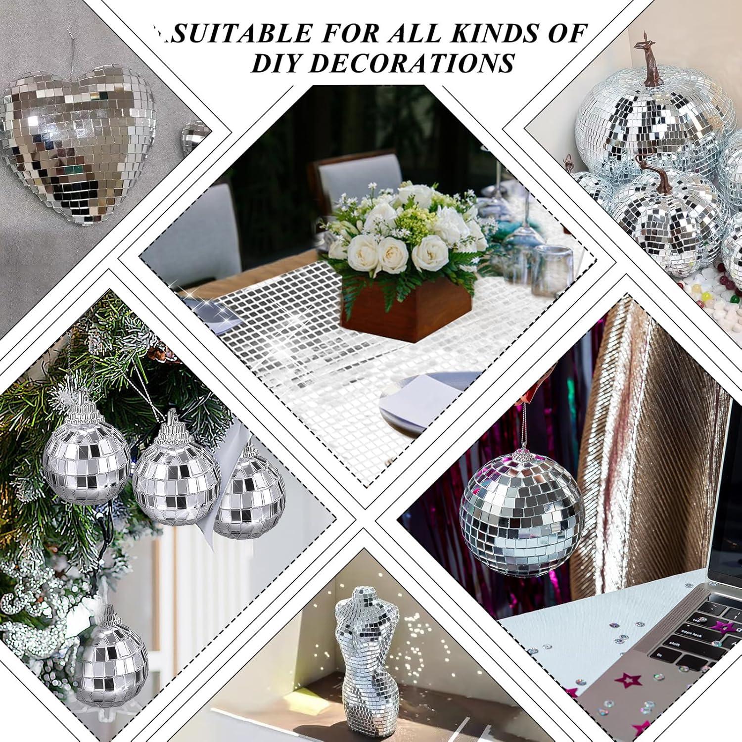 4500 Azulejos Espejo Autoadhesivos Telooco 10mm para Manualidades