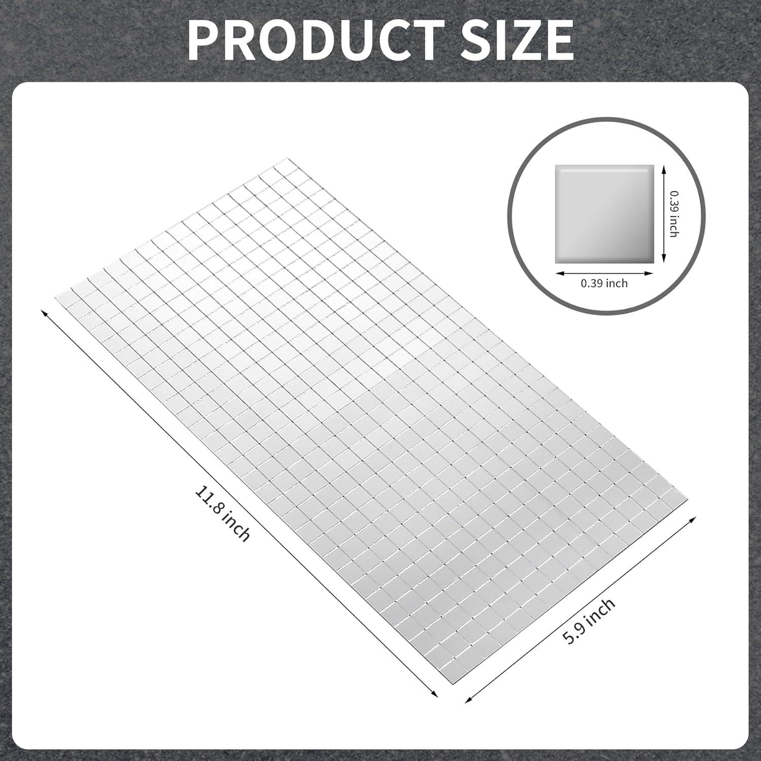 Azulejos de mosaico autoadhesivos Vehipa 10x10mm 4500 PCS