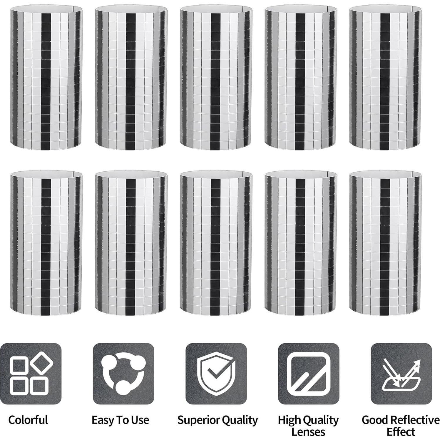 Azulejos de mosaico autoadhesivos Vehipa 10x10mm 4500 PCS