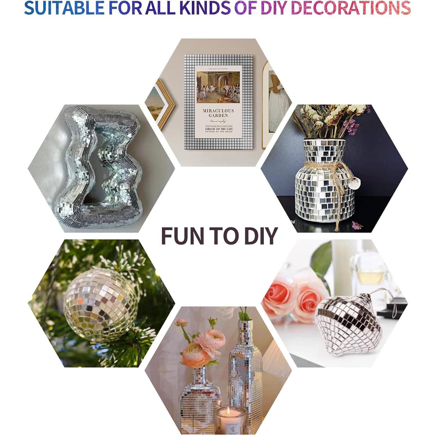 Azulejos de mosaico autoadhesivos Vehipa 10x10mm 4500 PCS