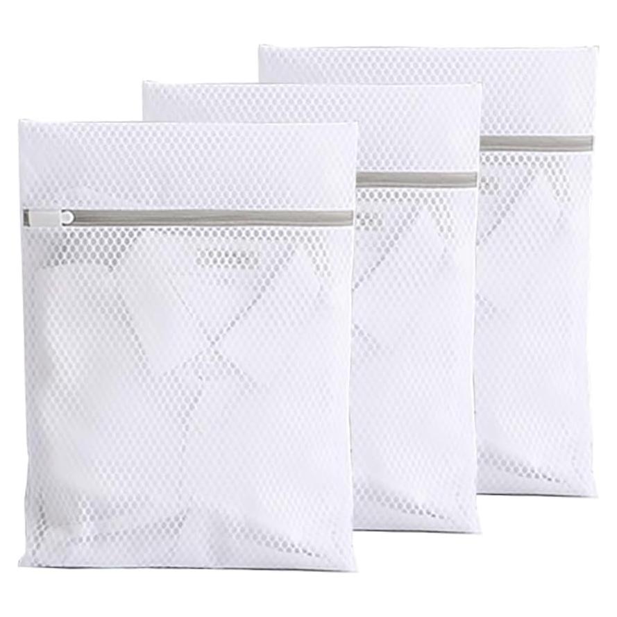 3 Bolsas de Lavandería PapaPick 30x40 cm Malla Duraderas