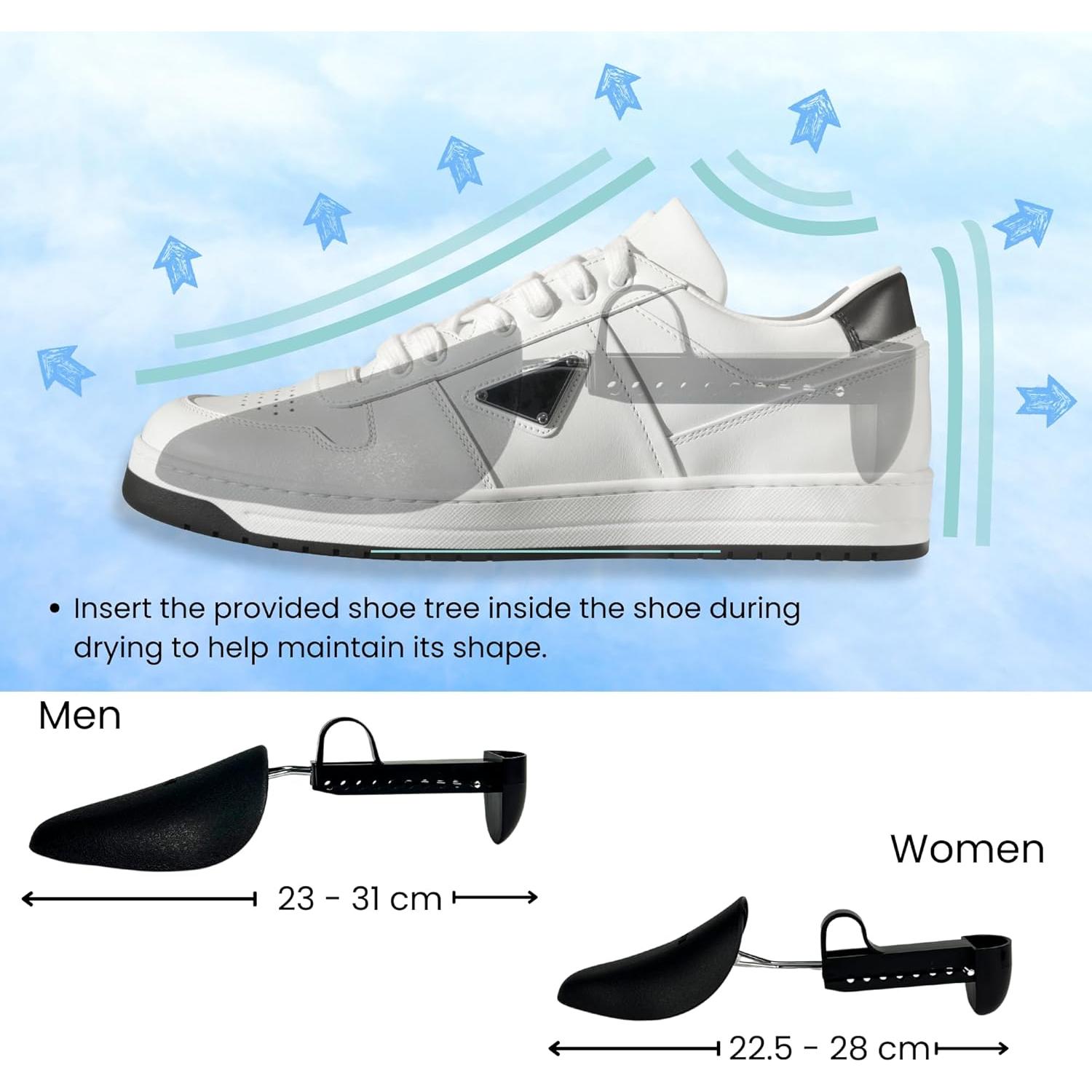 Bolsa de Lavado para Zapatos Calluce GV1001 + 2 Árboles Ajustables