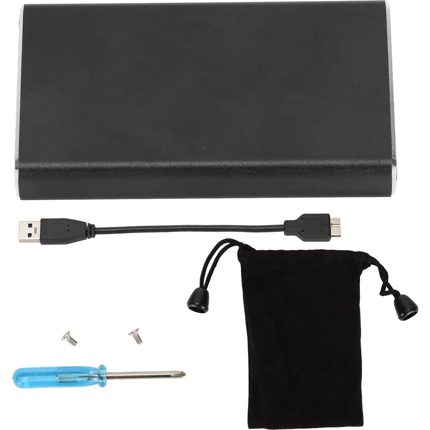 Caja Disco Duro Móvil USB3.0 Zyyini MSATA03 1TB Aluminio