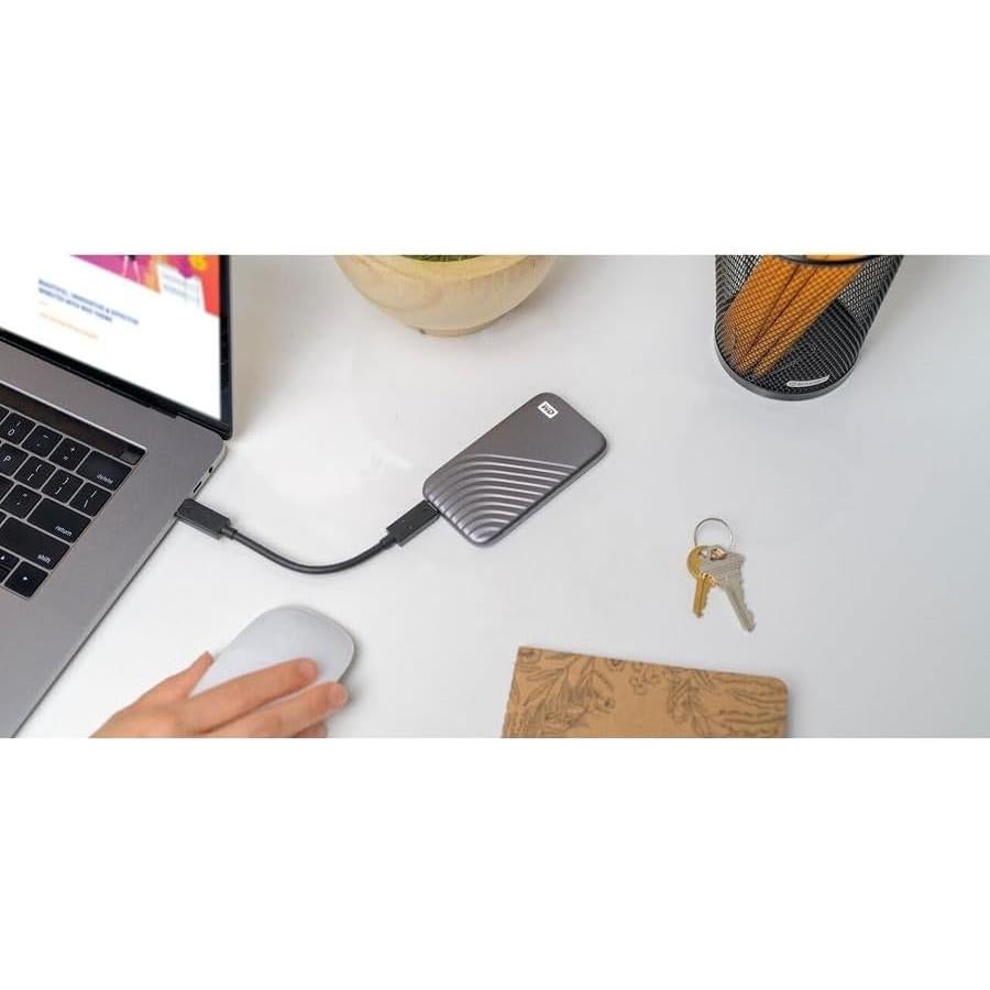 Disco Duro Sólido Externo WD My Passport SSD 1TB Gris