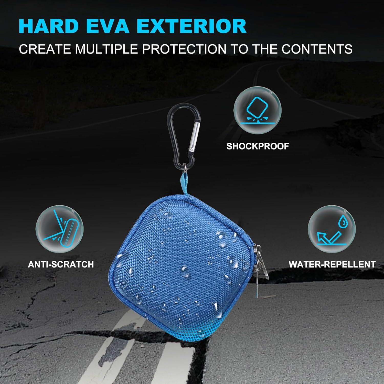 Funda de Transporte Lacdo para SSD Crucial X10/X9 Pro - Azul